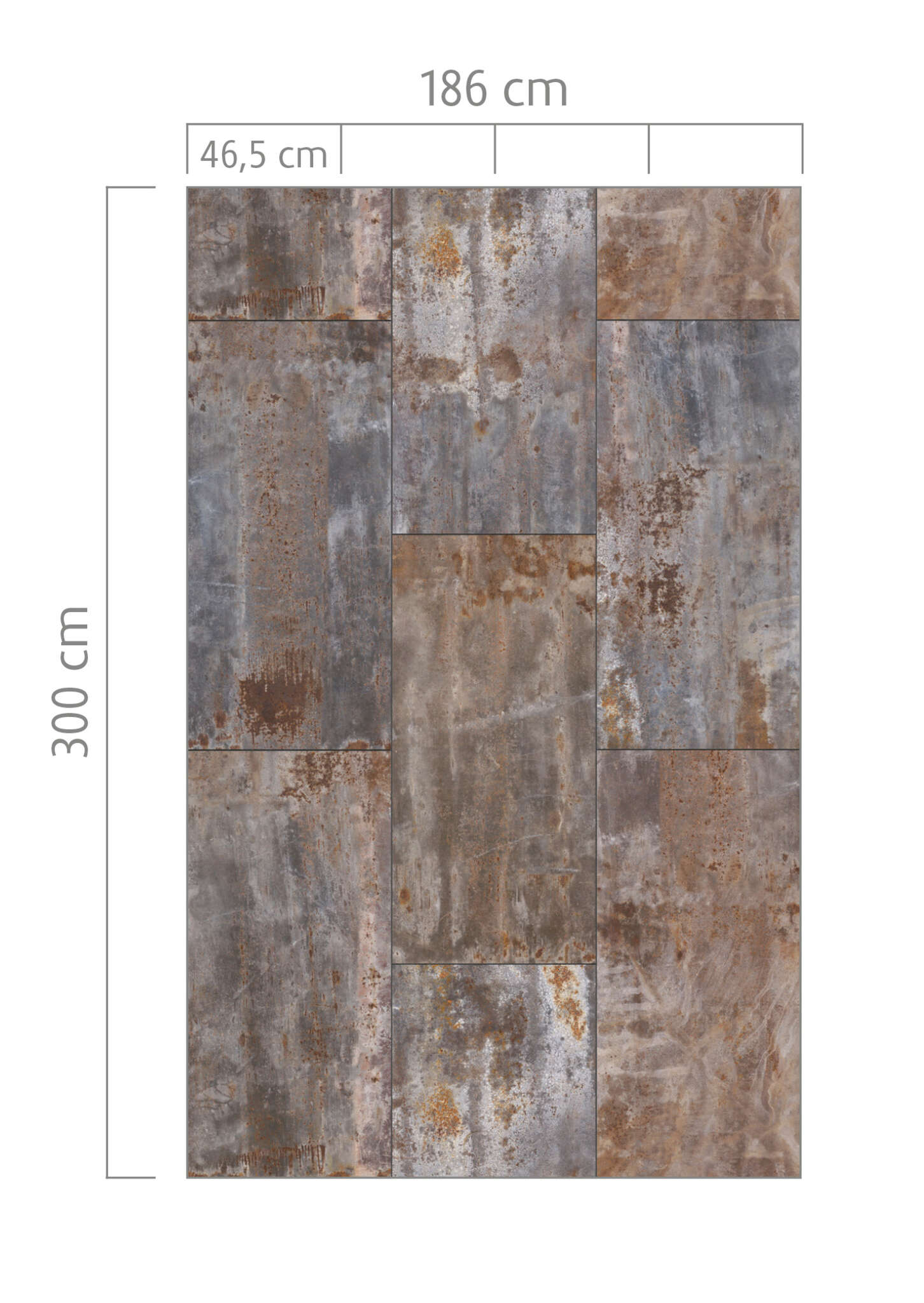 10-940909 Bildauschnitt 1 Rust non-woven wallpaper in brown Selection Digital 940909