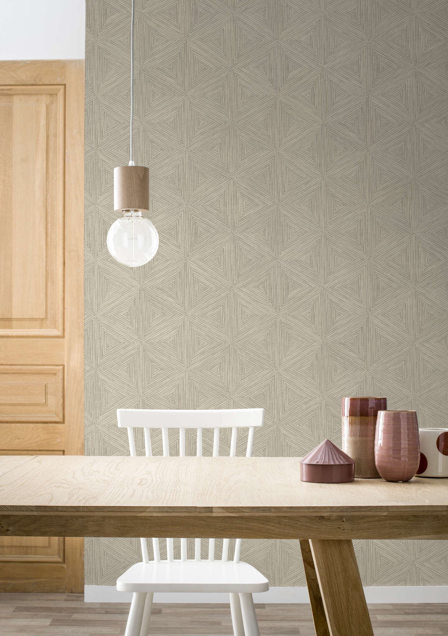10-571257 Raumsituationen 1 Non-woven wallpaper in gray Back To Nature 571257