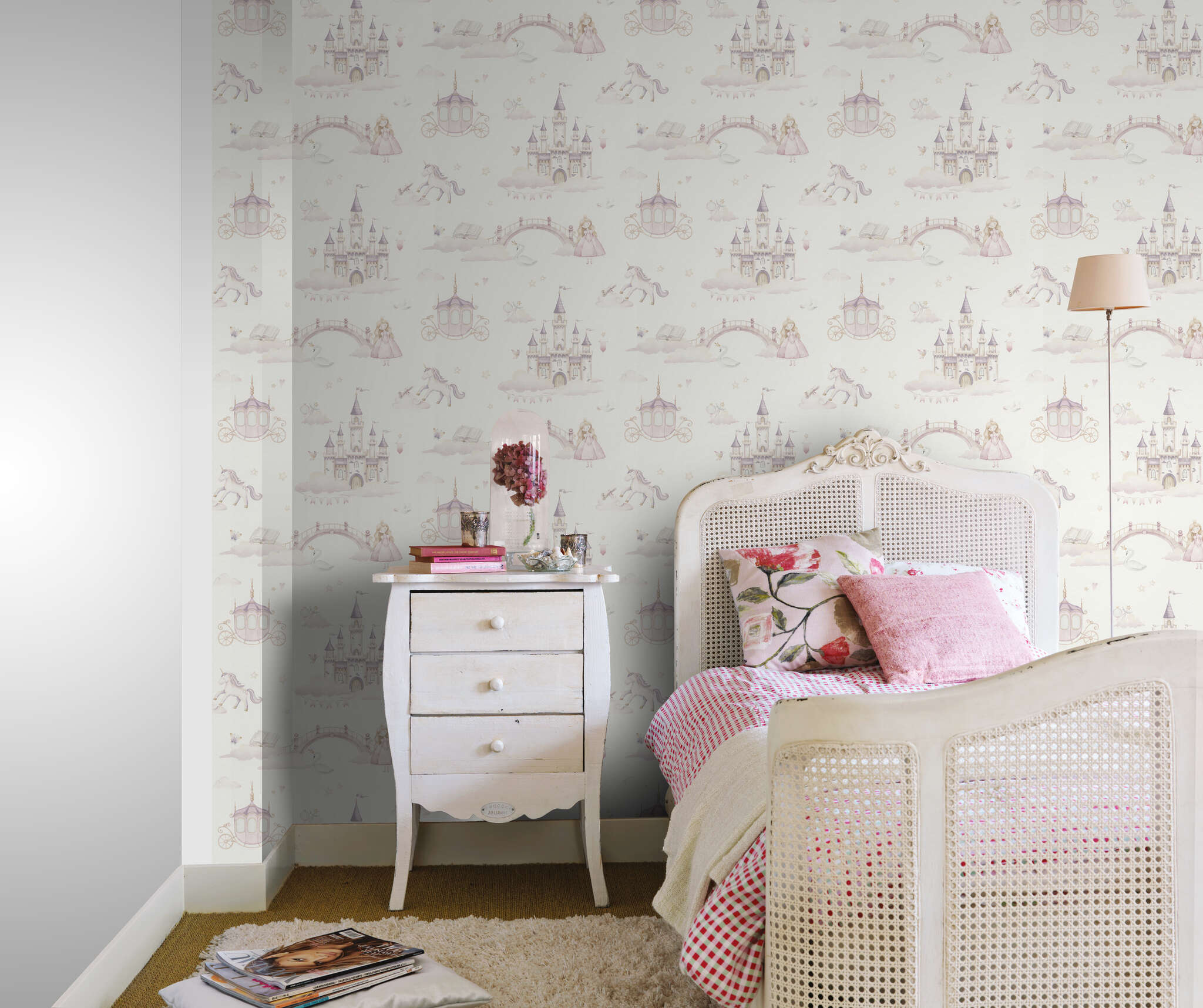 10-302721 Raumbilder 1 Vliestapete in Pink Kids World II 302721