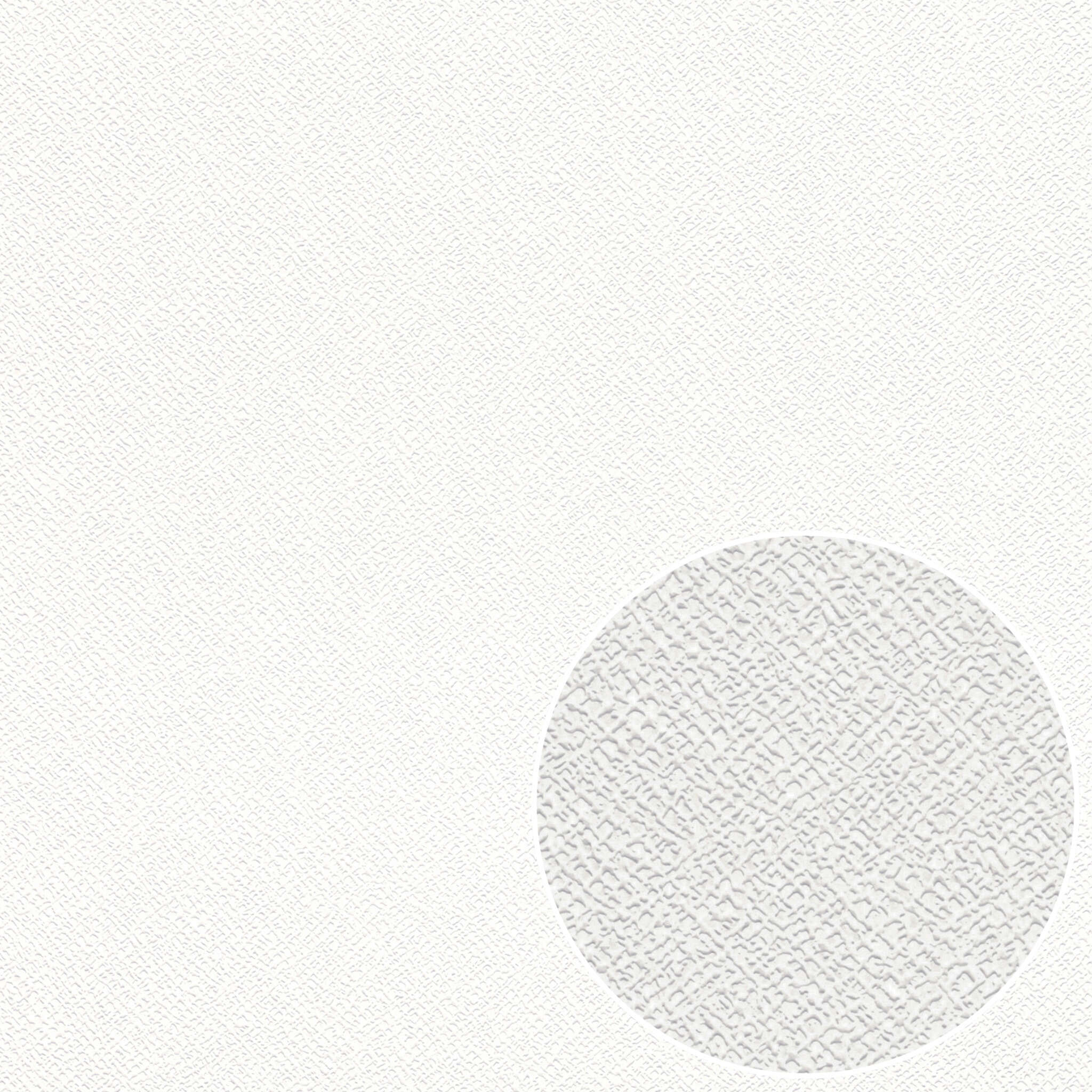 10-128734 D2C Vorschaubild 1 Plain wallpaper: white, paintable non-woven wallpaper in a three-dimensional woven basket look