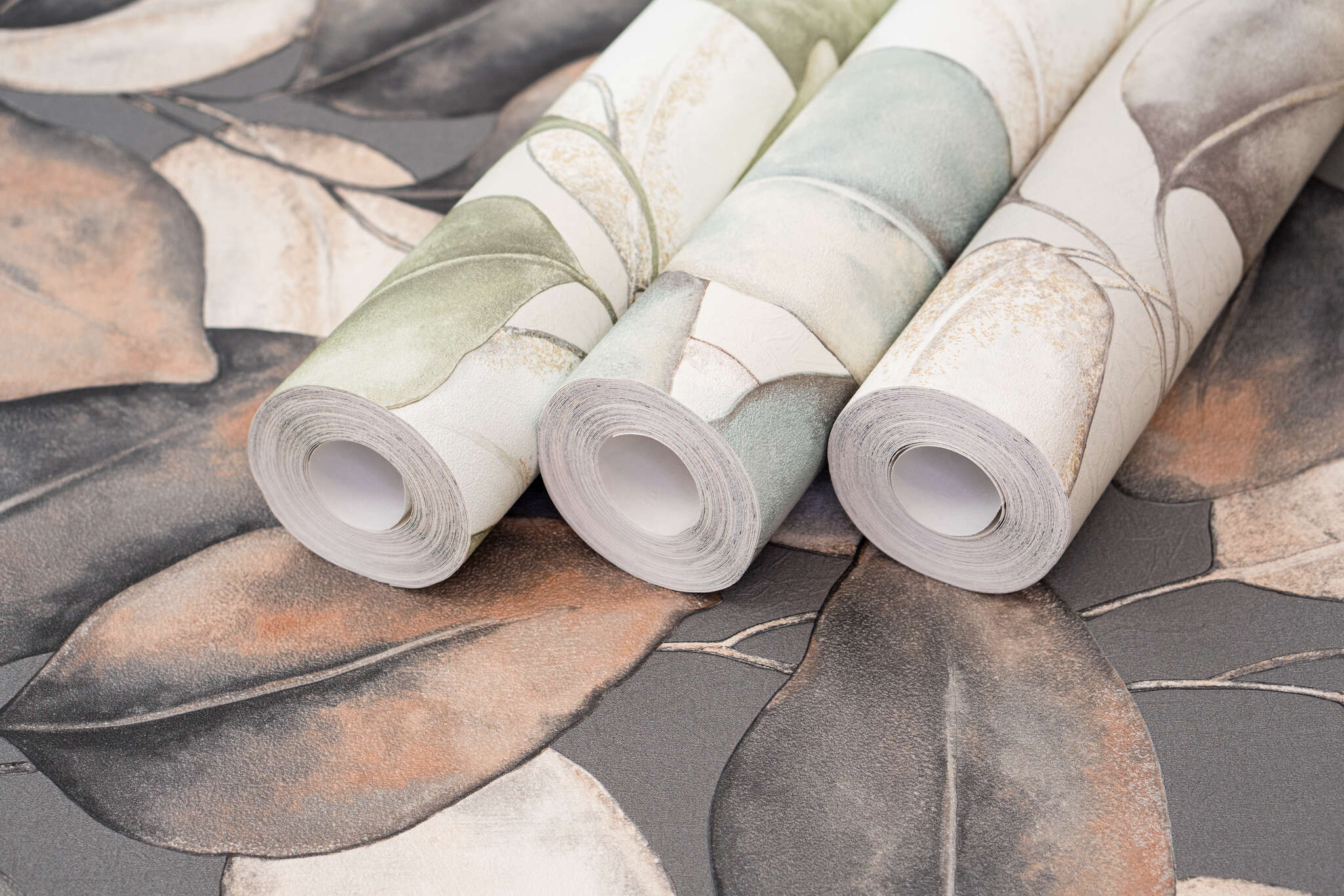 10-659887 Detailaufnahmen 2 Papier peint intissé gris-taupe Incanto 659887