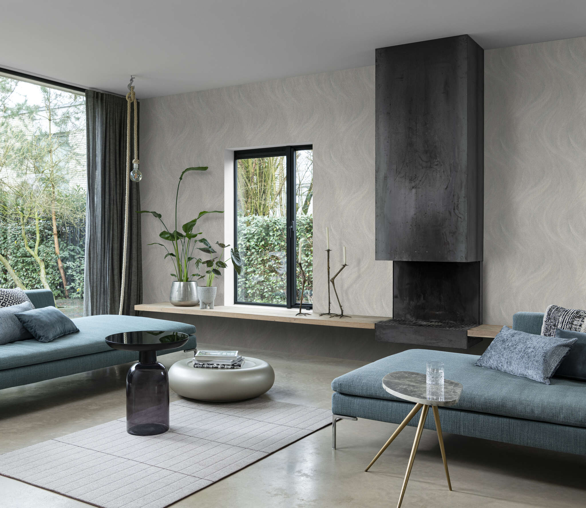 10-659634 Raumbilder 1 Vliestapete in Silber Incanto 659634