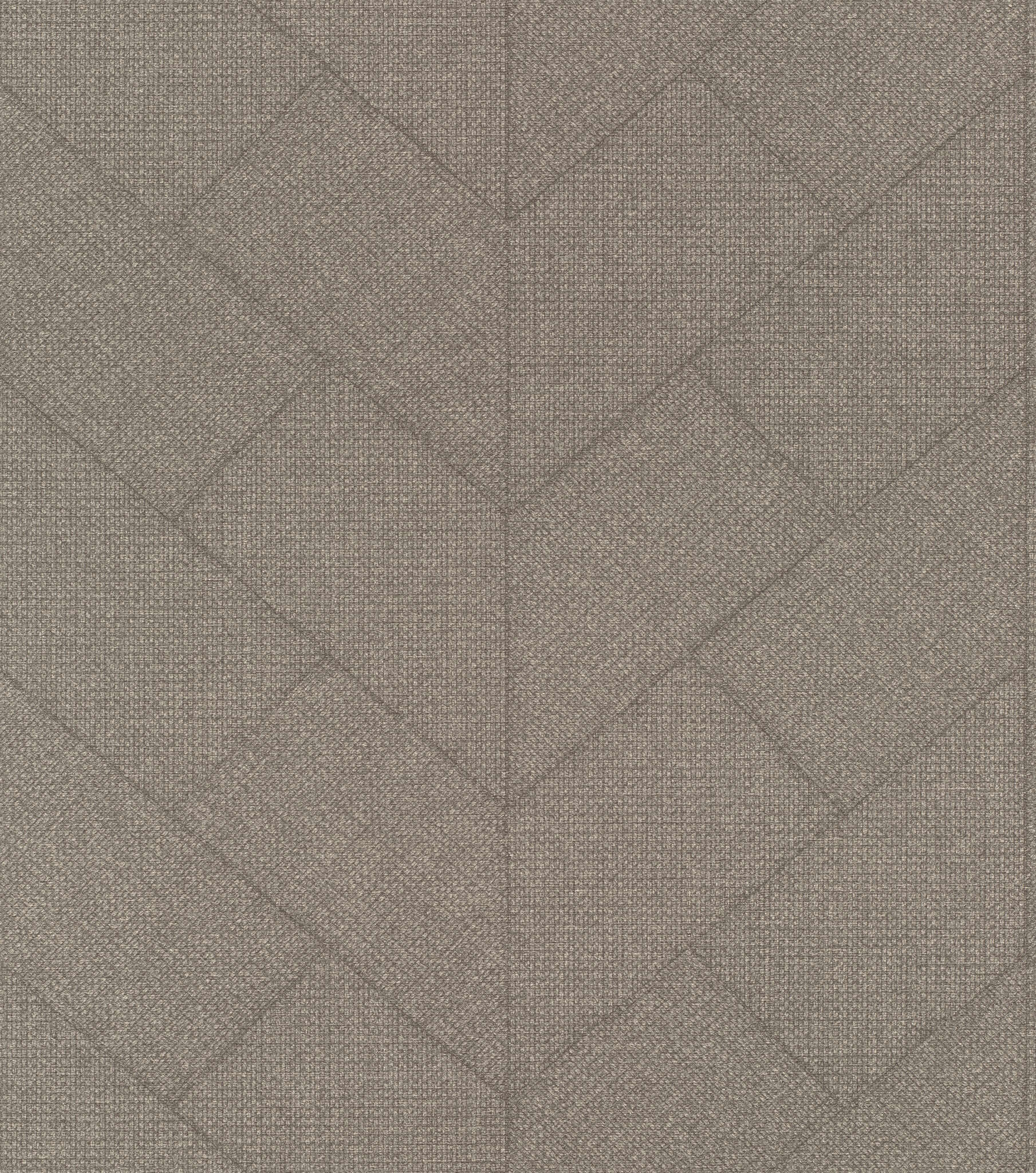10-613780 Artikelscan 1 Vliestapete geometrisch in Braun - Atelier Tissé Weston 613780