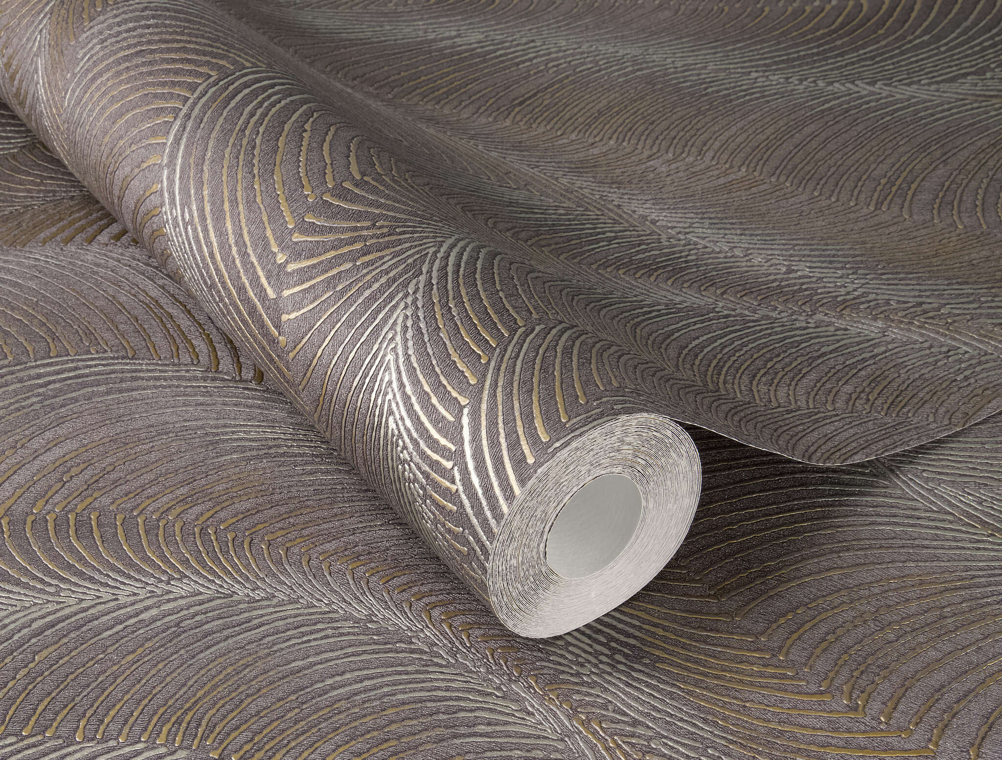 10-659658 Detailaufnahmen 1 Papier peint intissé gris-taupe Incanto 659658