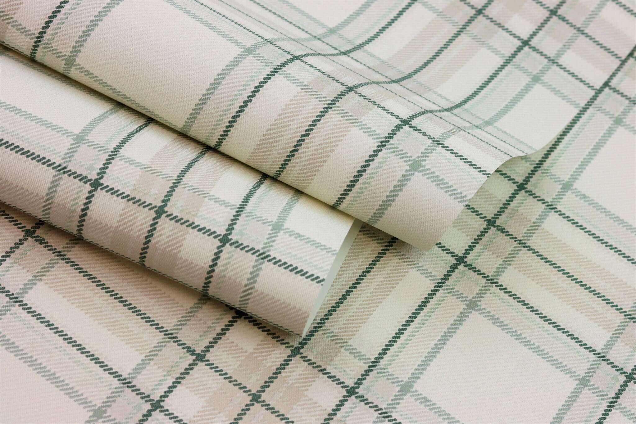 10-537437 Detailaufnahmen 5 Image détaillée de Papier peint à motif tartan