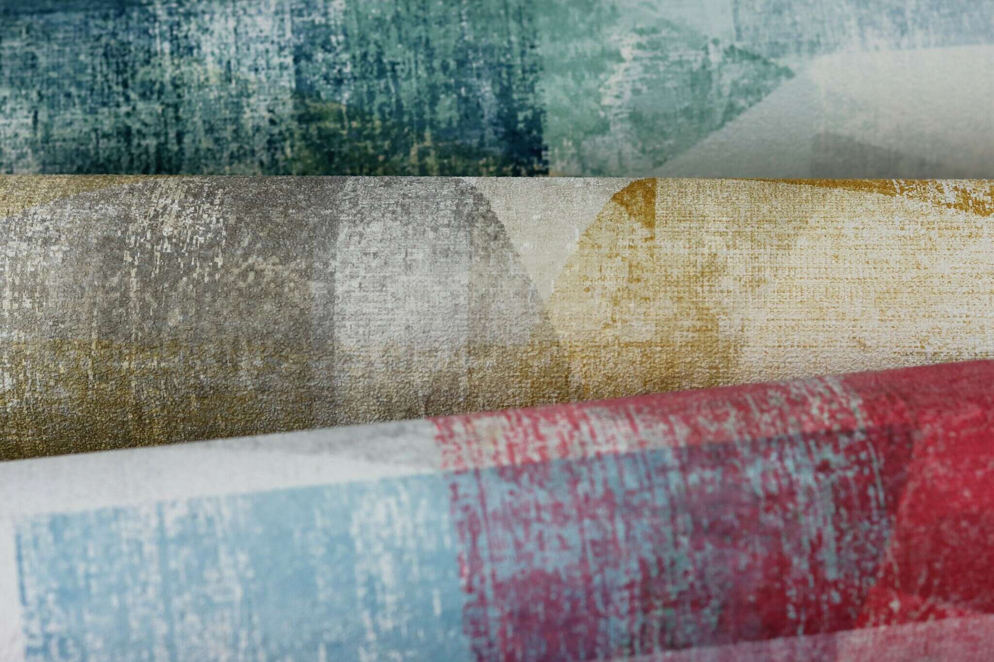 10-617948 Detailaufnahmen 13 Detailed image of Geometric wallpaper with triangles