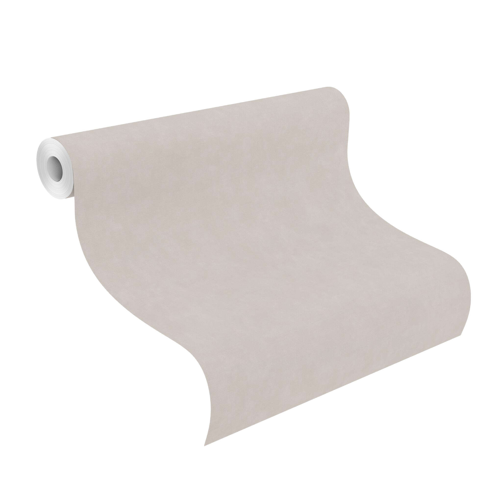 10-330076 Rolle abgerollt 1 Rollenabbildung mit Modernes Greige in gewebter Optik – perfekte Kombination aus Grau und Beige für neutrale Wandgestaltung.