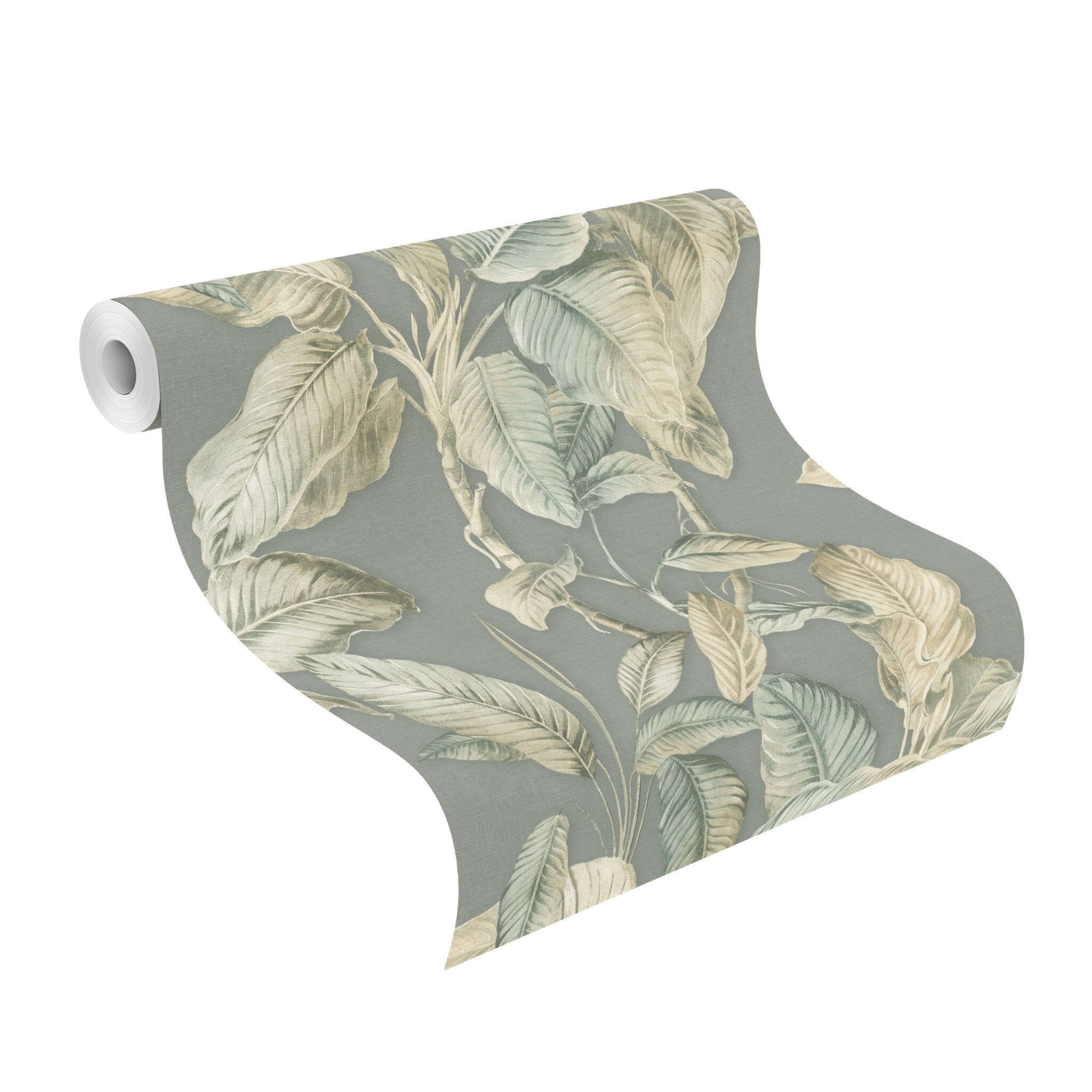 10-571462 Rolle abgerollt 1 Papier peint intissé bleu Back To Nature 571462