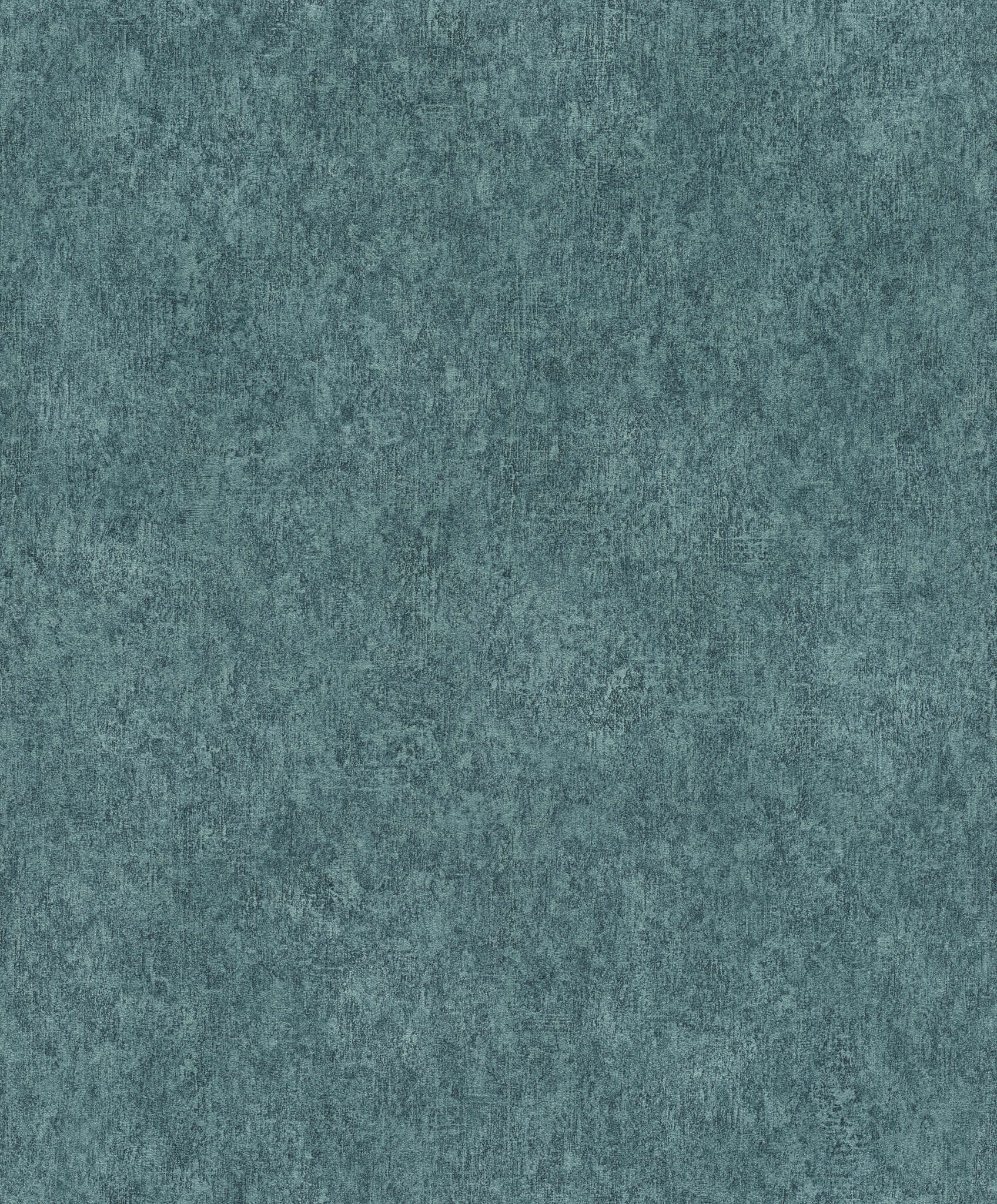 10-617153 Artikelscan 1 Non-woven wallpaper with plaster look in petrol 617153
