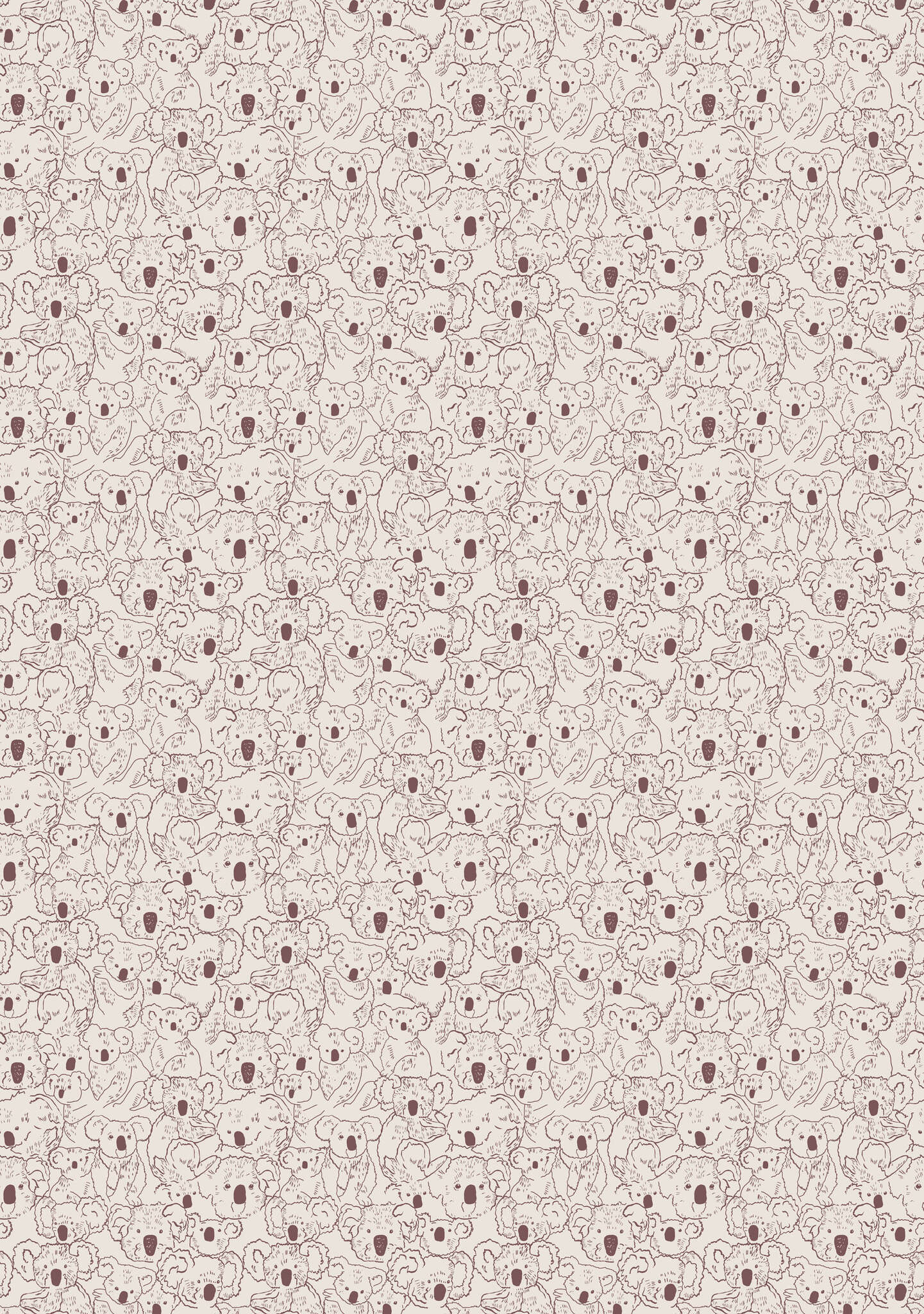 10-300127 Artikelscan 1 Wall mural Koala in Brown | Roomblush - RB308