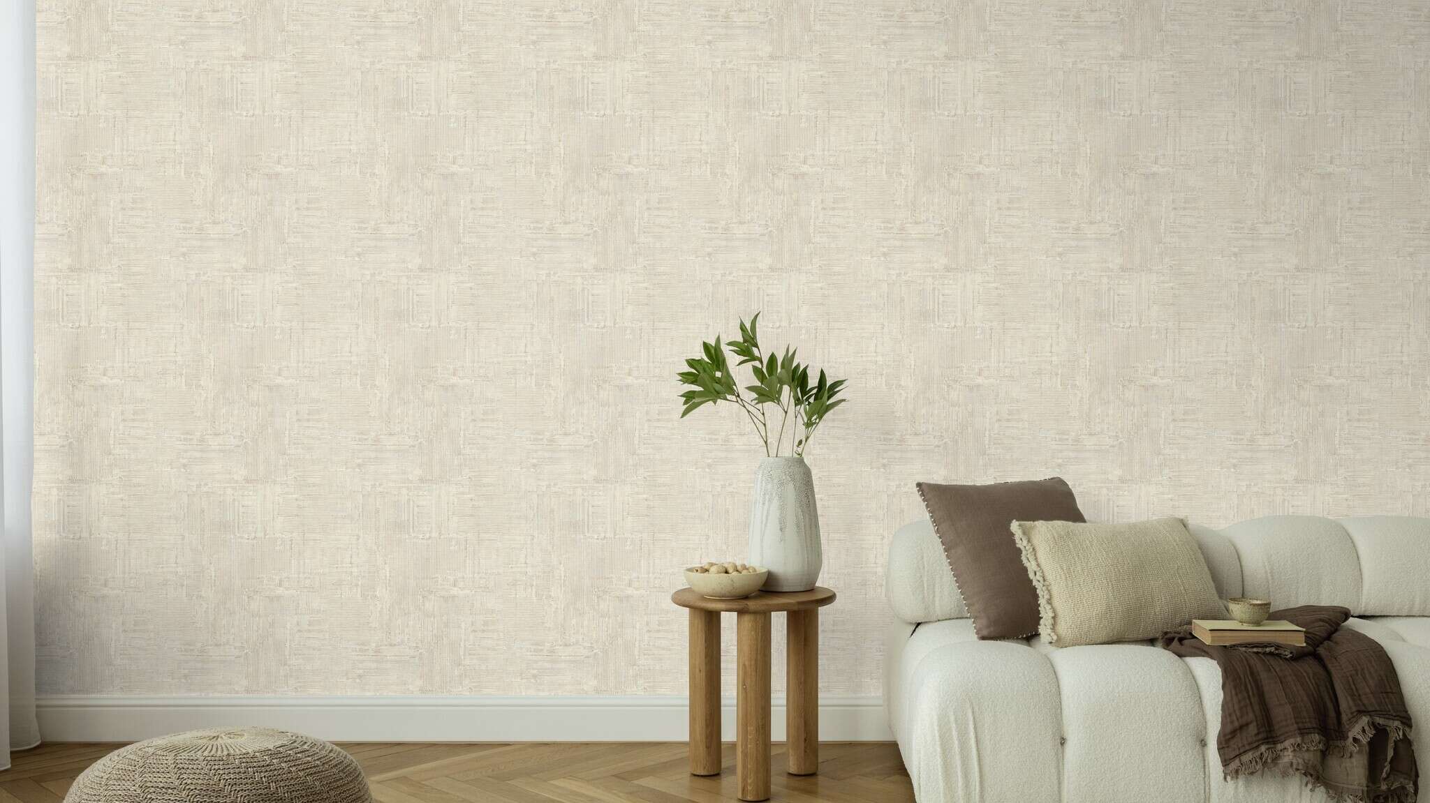 10-818444 Raumsituationen 3 Abstrakt Vliestapete in Beige #followusaround 818444