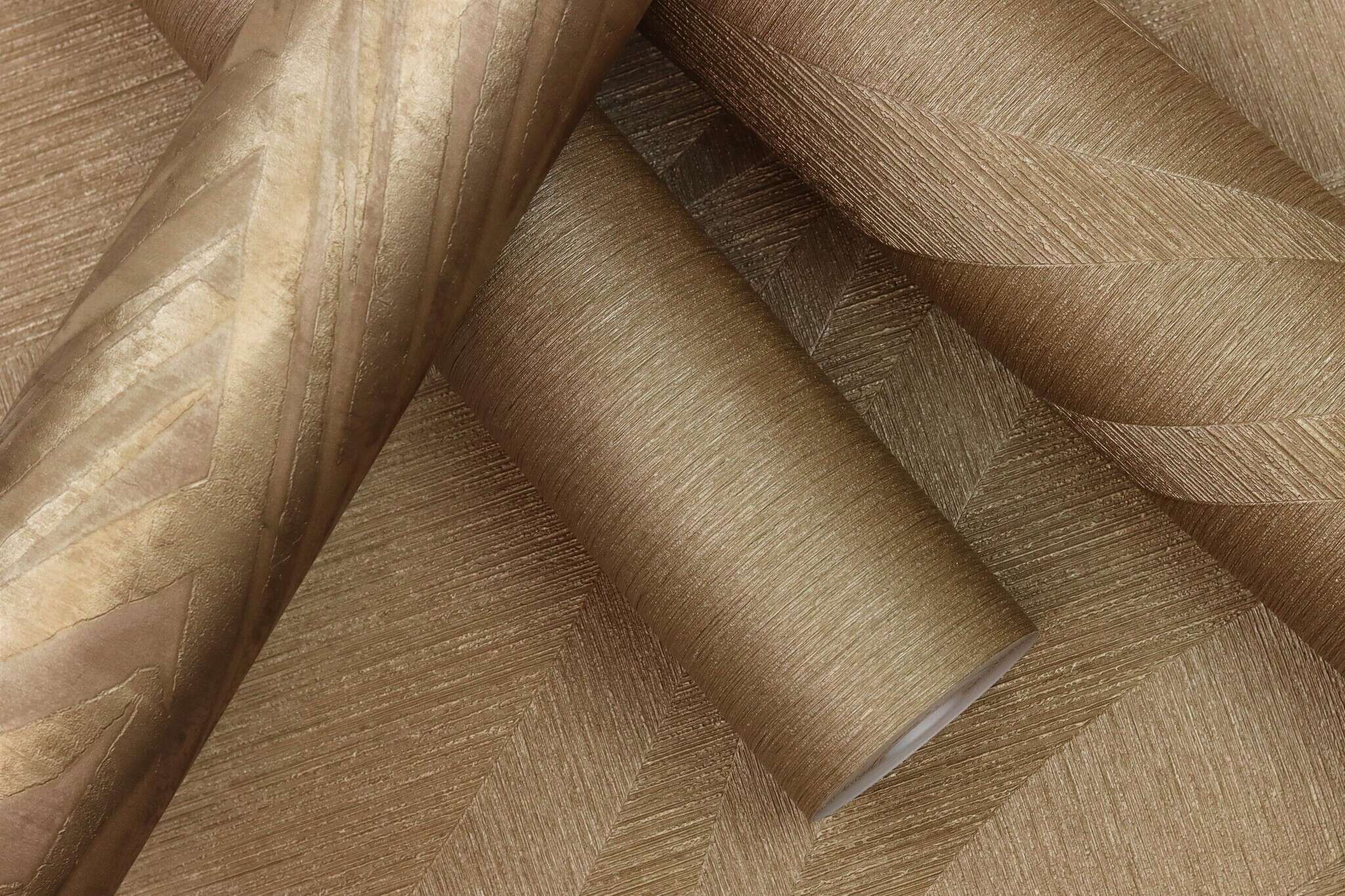 10-608052 Detailaufnahmen 16 Detailed image of Graphic wallpaper with waves and grooved texture