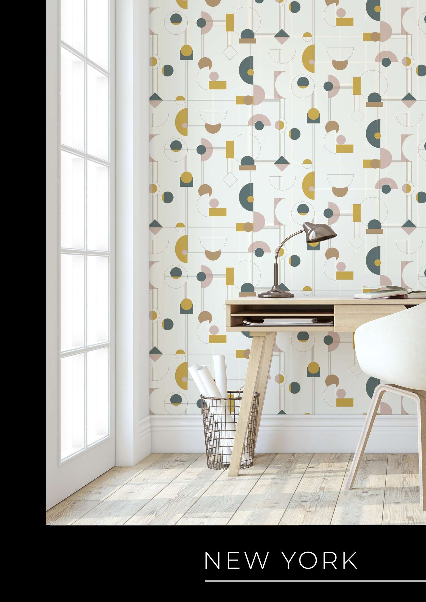 10-795271 Raumsituationen 1 Non-woven wallpaper in yellow Selection vinyl/non-woven 795271