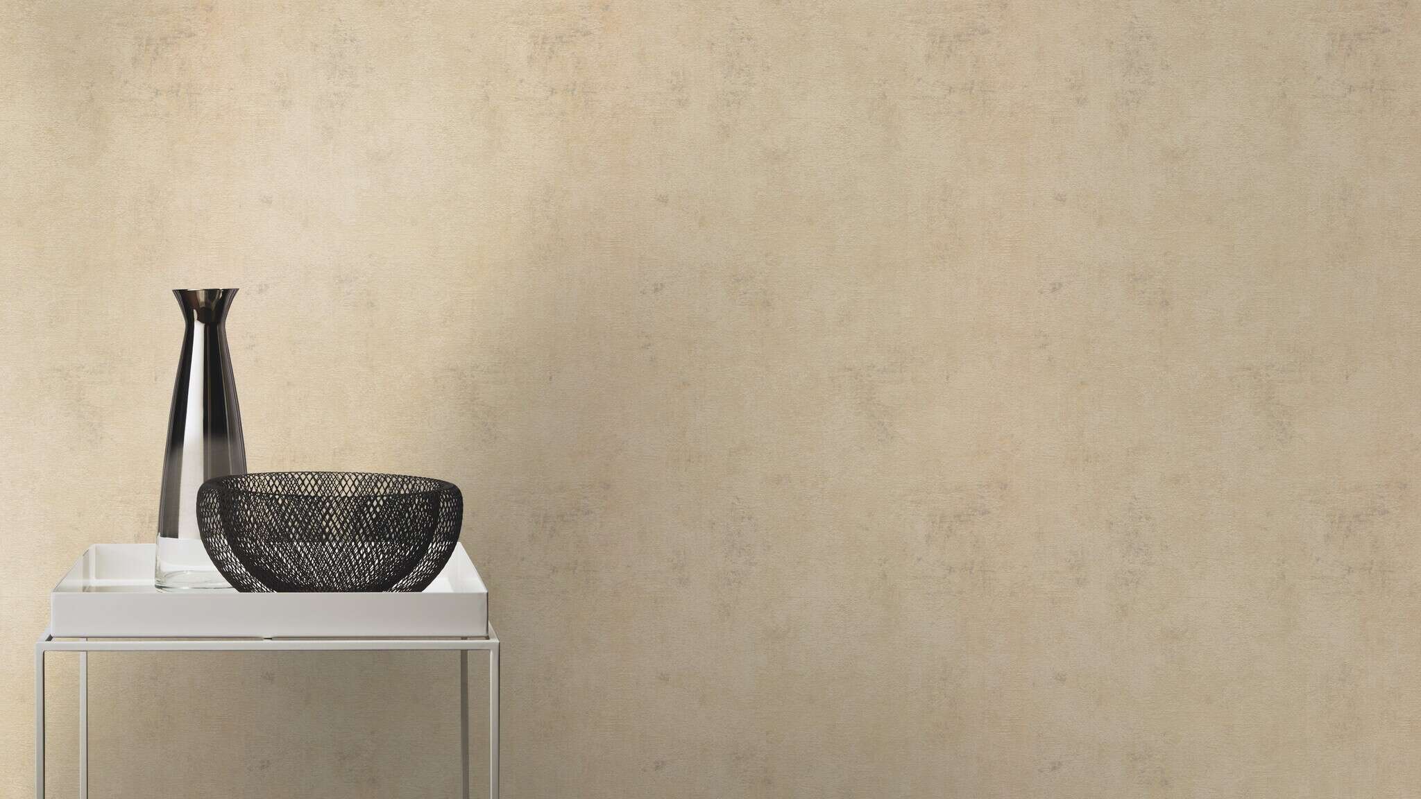 10-350333 Raumsituationen 2 Non-woven wallpaper in cream-offwhite Selection Relief/non-woven 350333