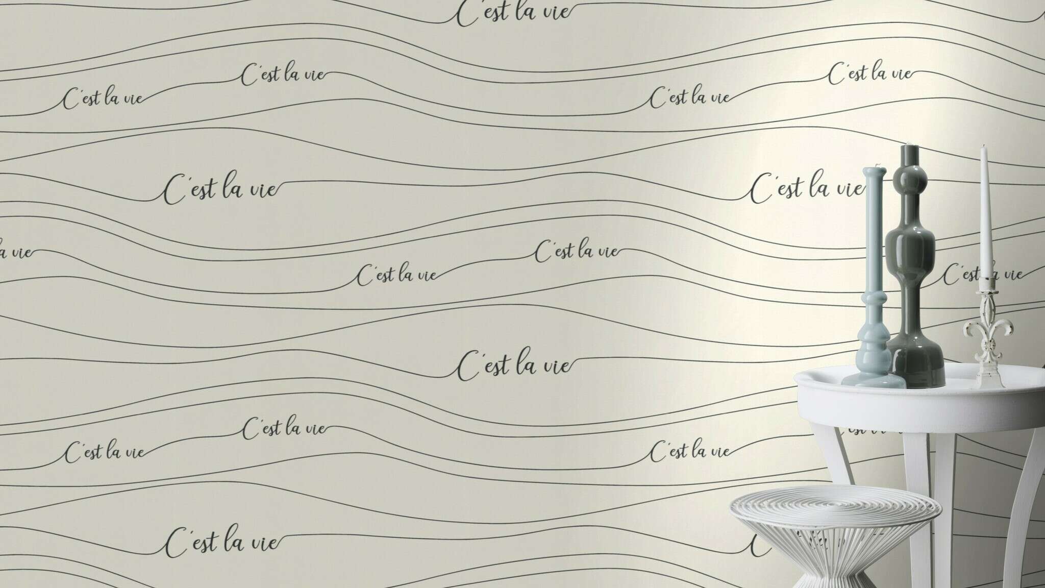 10-464603 Raumsituationen 3 Non-woven wallpaper in white-pure white Selection 464603