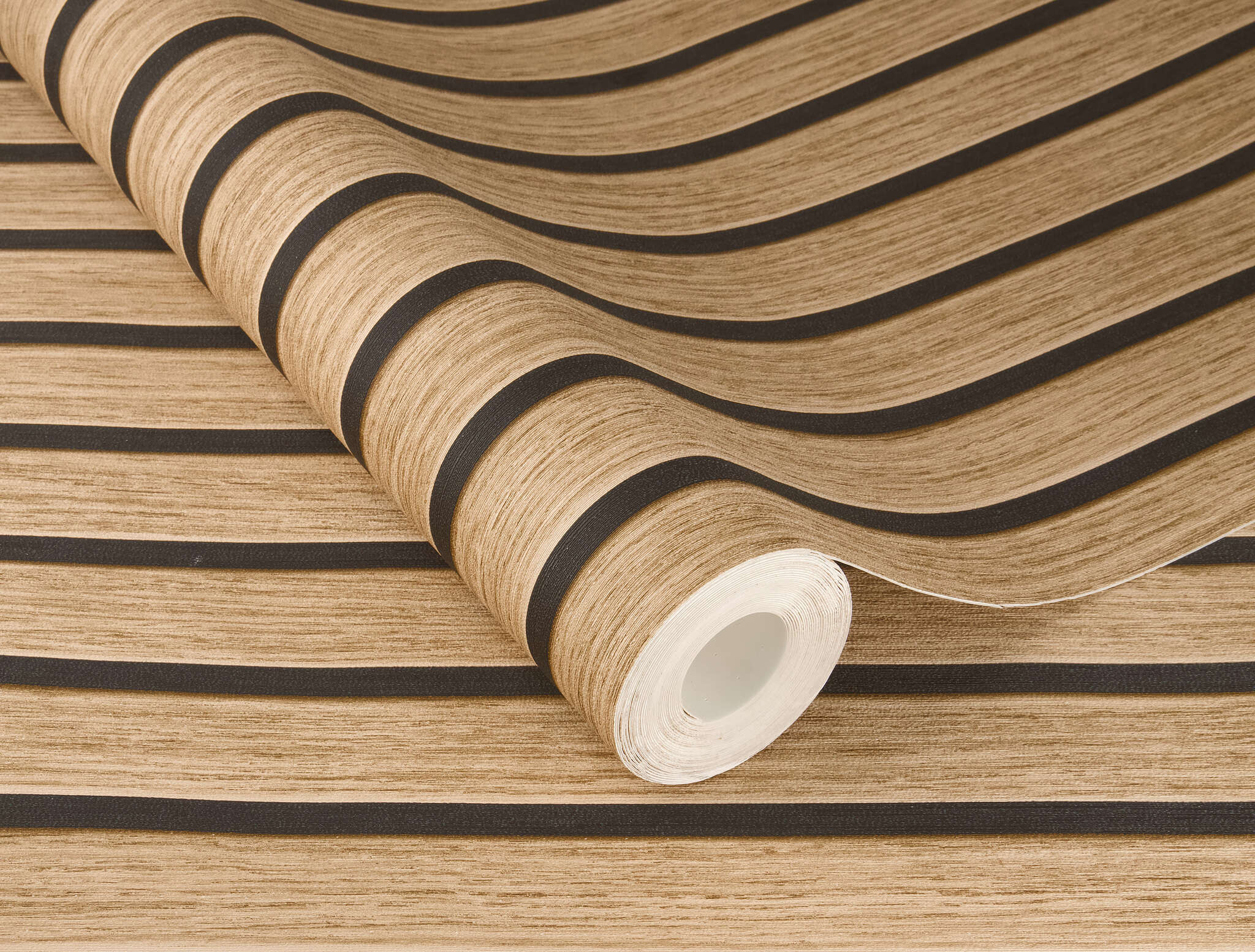 10-370102 Detailaufnahmen 2 Echo 370102 self-adhesive wallpaper - 3D wooden panels in brown