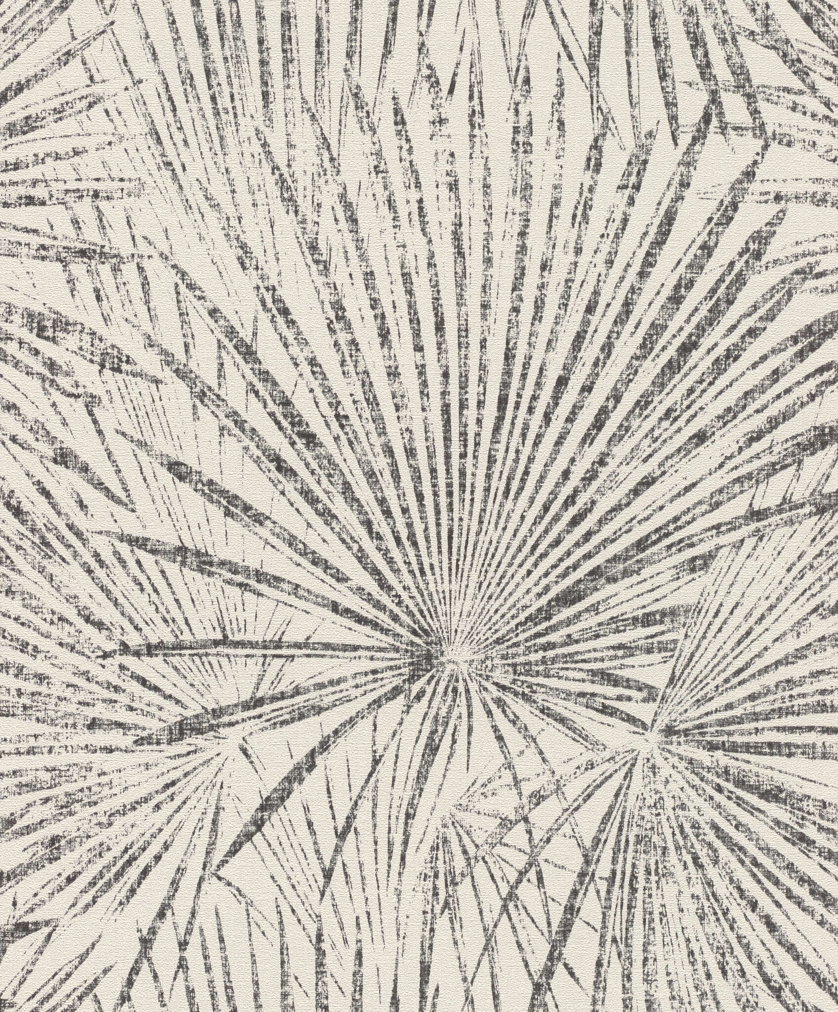 10-555738 Artikelscan 1 Wallpaper with drawn palm fronds in shabby chic style