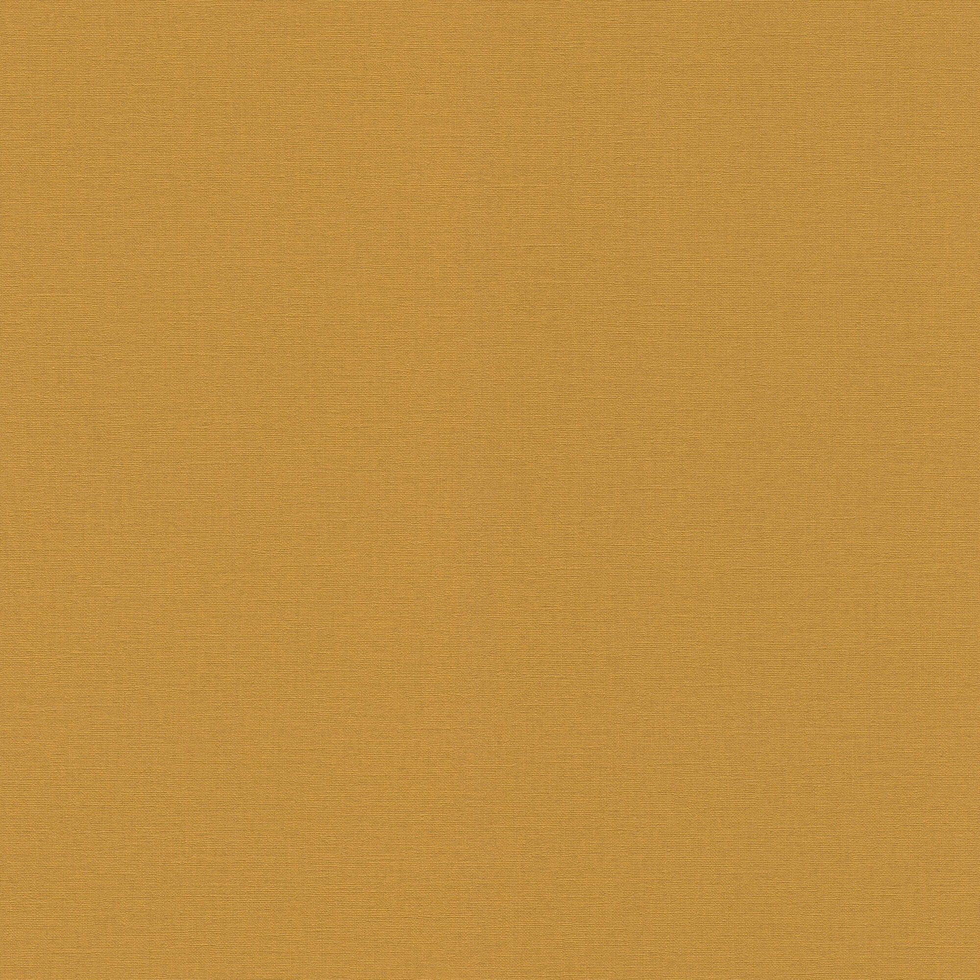 10-452075 Artikelscan 1 Striking non-woven wallpaper in rich mustard yellow with a light texture – brings warmth and colour to the room.