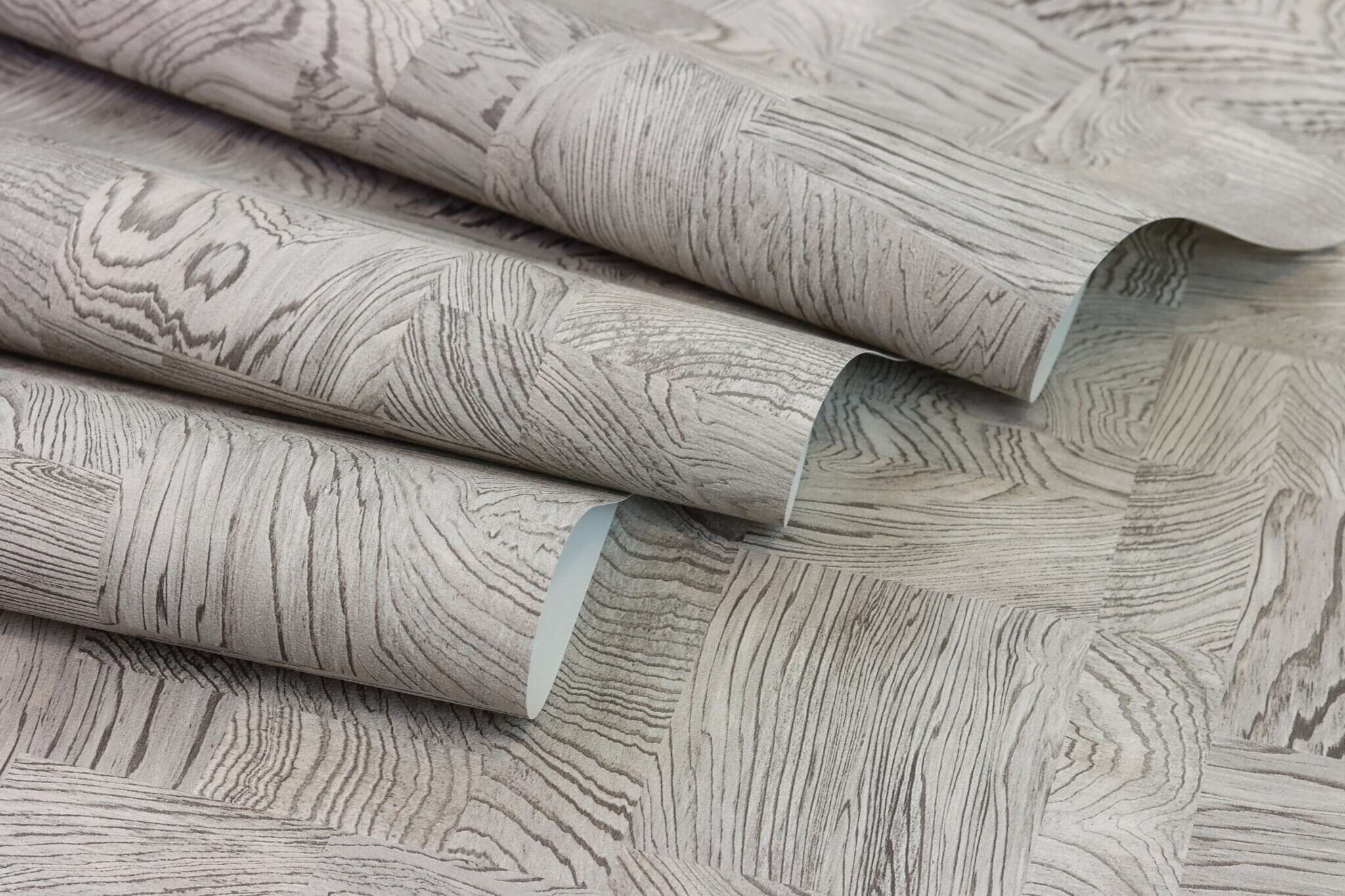 10-751642 Detailaufnahmen 4 Image détaillée de Papier peint à l'aspect bois géométrique et texture fine