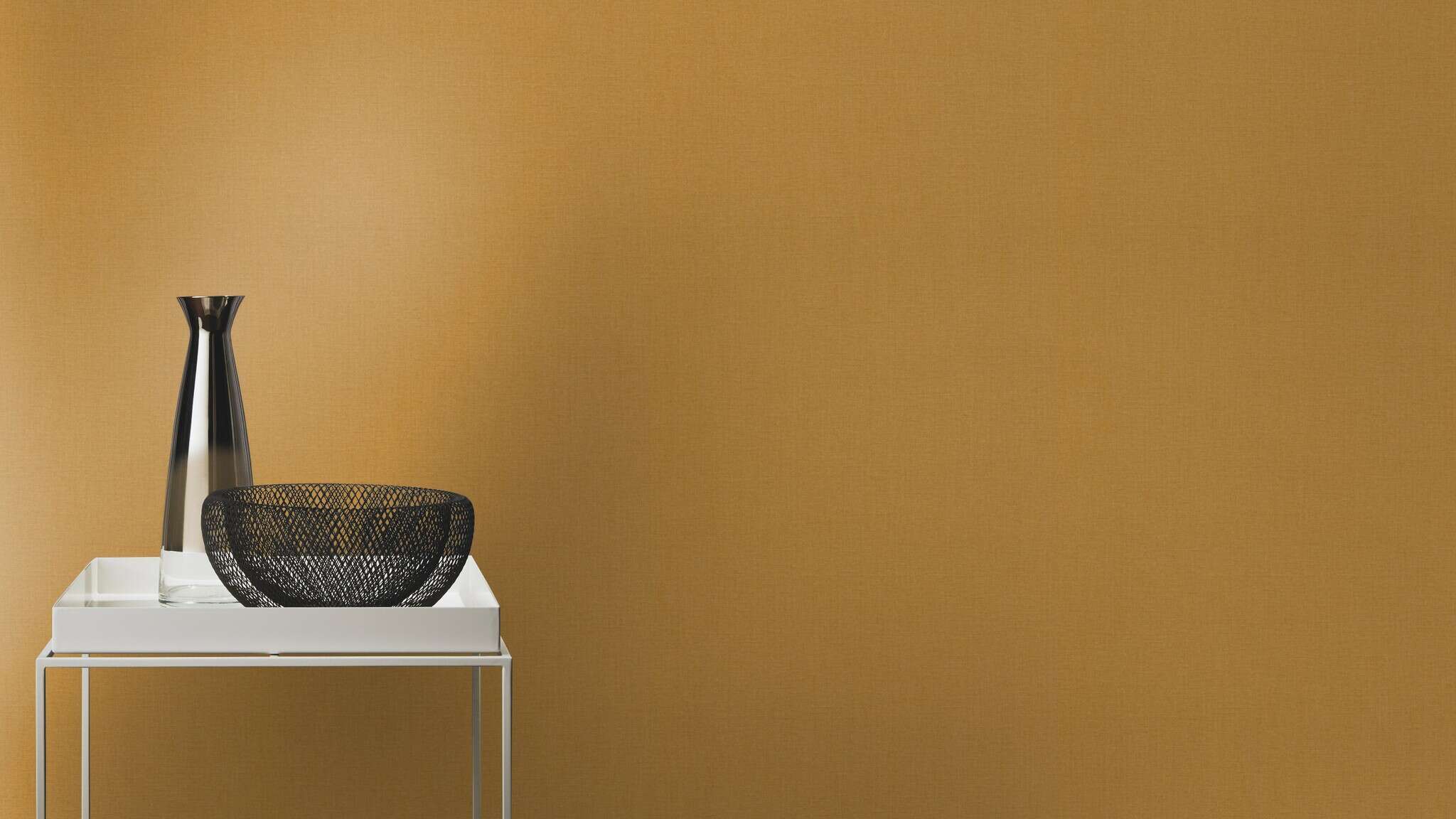 10-484663 Raumsituationen 3 Raum mit einfarbige Tapete mit textiler Struktur