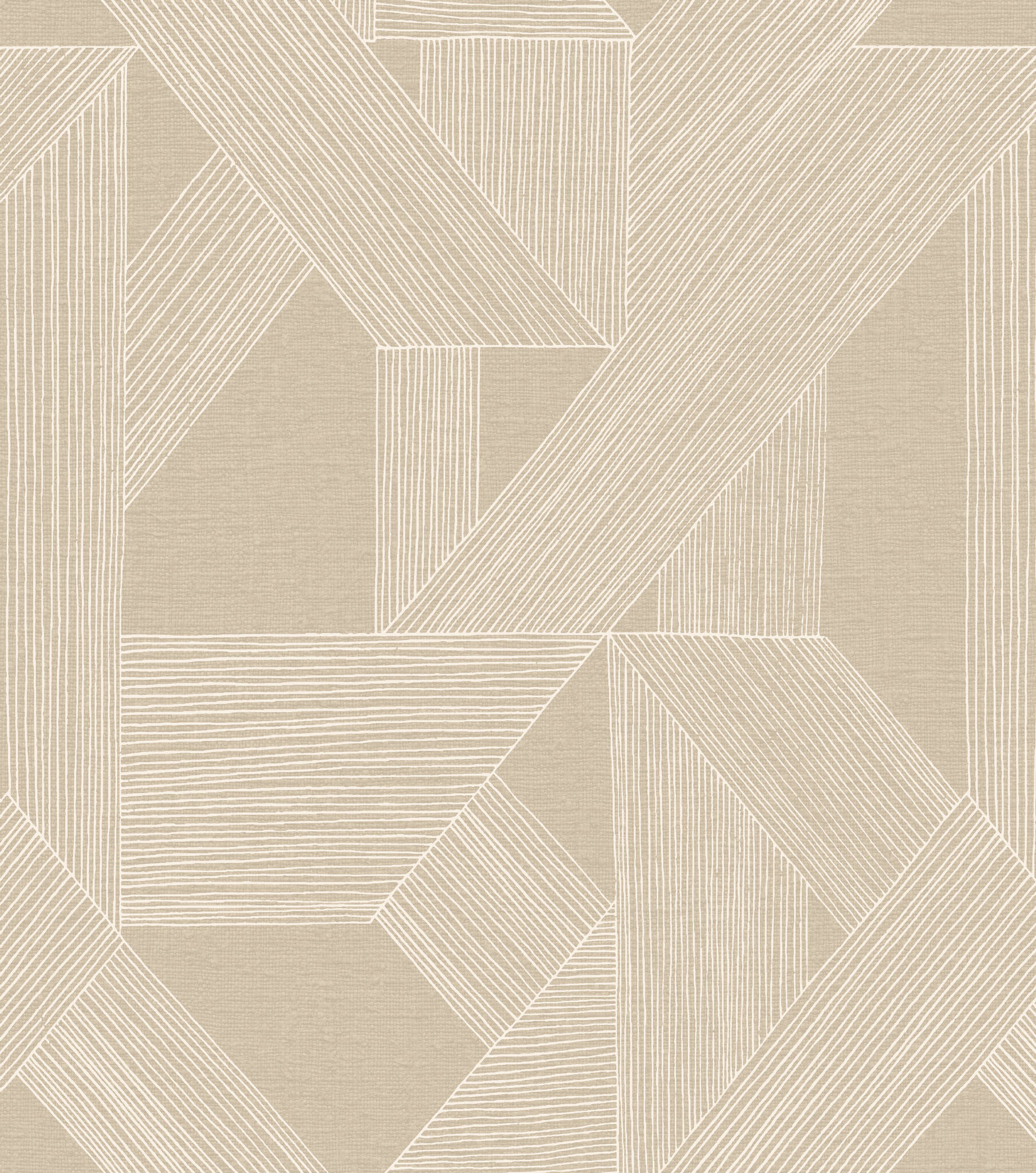 SCHÖNER WOHNEN-Fototapete Kollektion Wandbild XXL LINES in Beige 366792