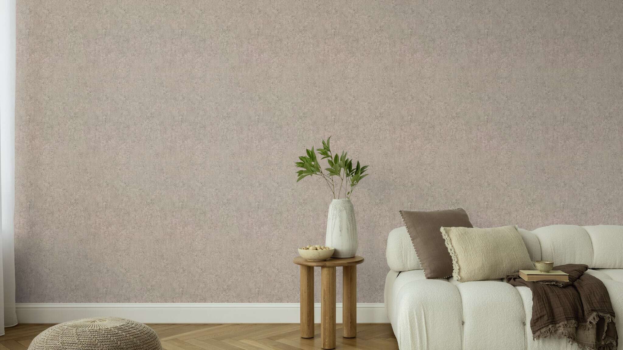 10-498448 Raumsituationen 2 Concrete-effect wallpaper in grey Factory VI 498448