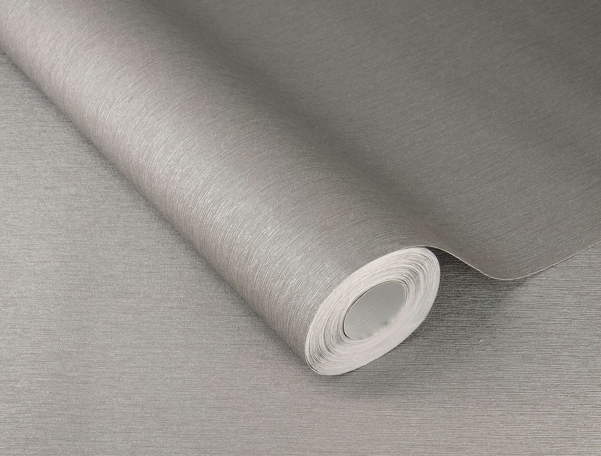 10-978575 Detailaufnahmen 1 Uni Vliestapete in Silber-braun Unitex 978575
