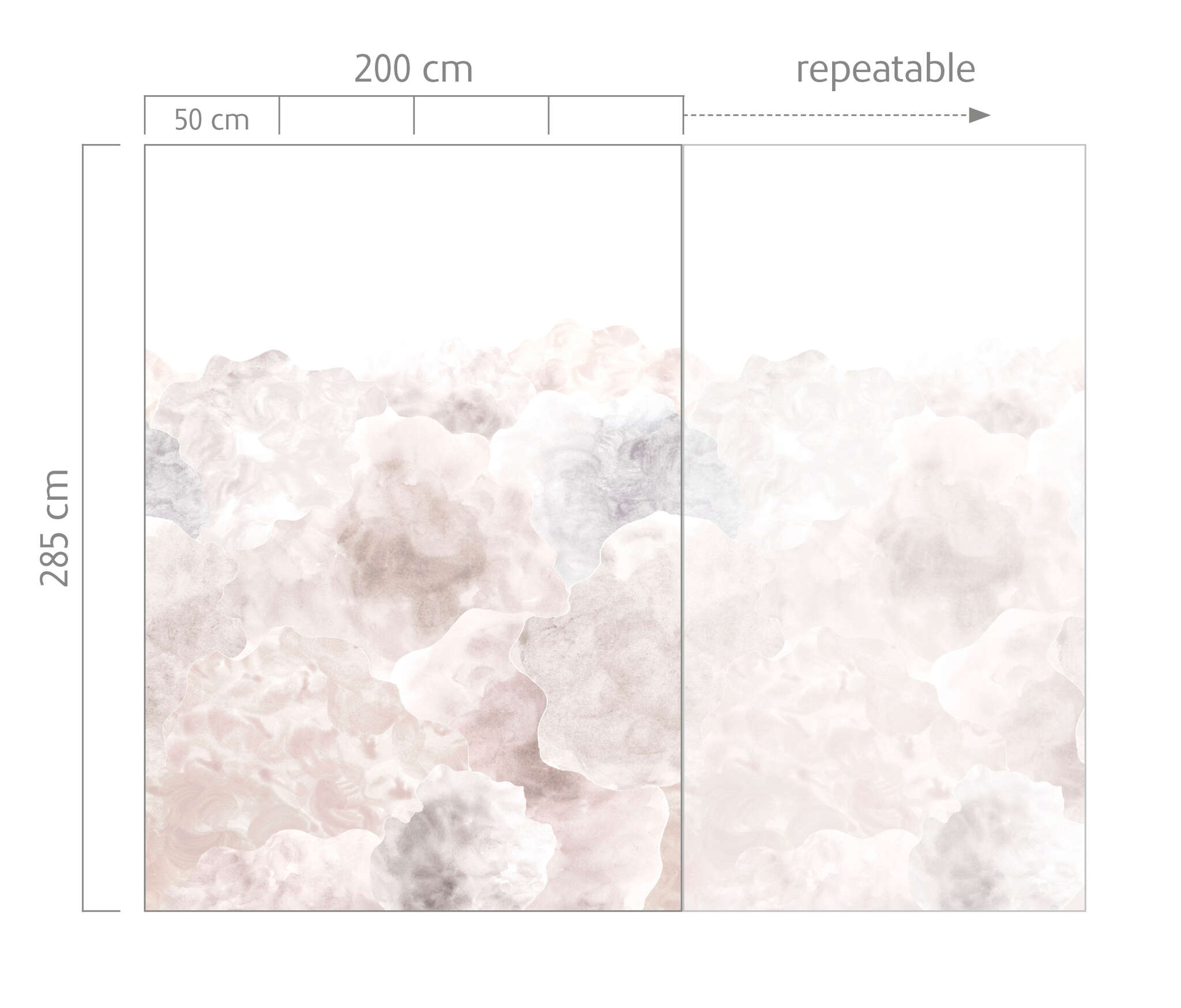 10-300182 Bildauschnitt 1 Wall mural Heaven in Brown | Roomblush - RB315