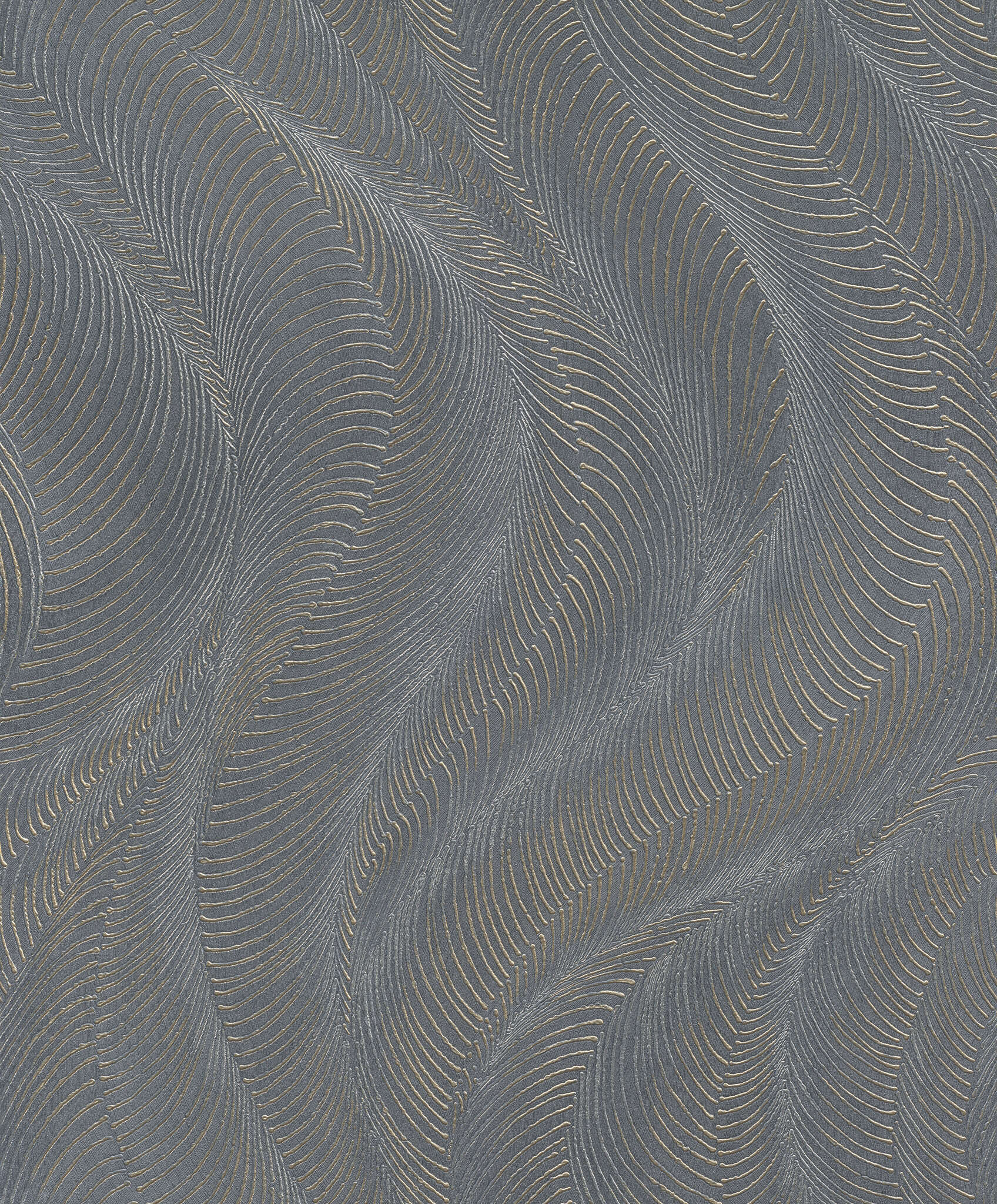 10-659665 Artikelscan 1 Non-woven wallpaper in blue-taupe Incanto 659665