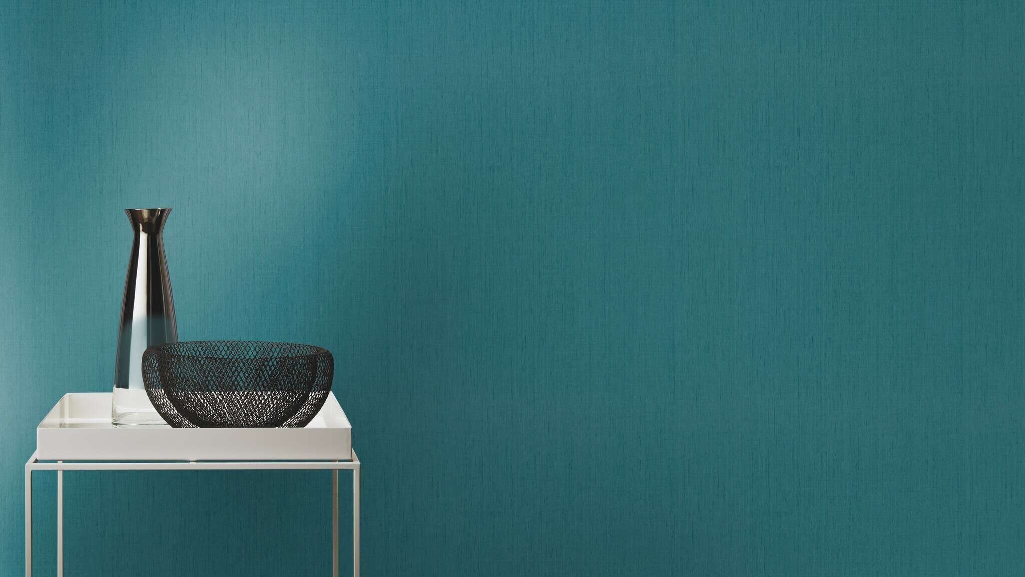 10-746167 Raumbilder 1 Room with Single-colour wallpaper with a textile texture