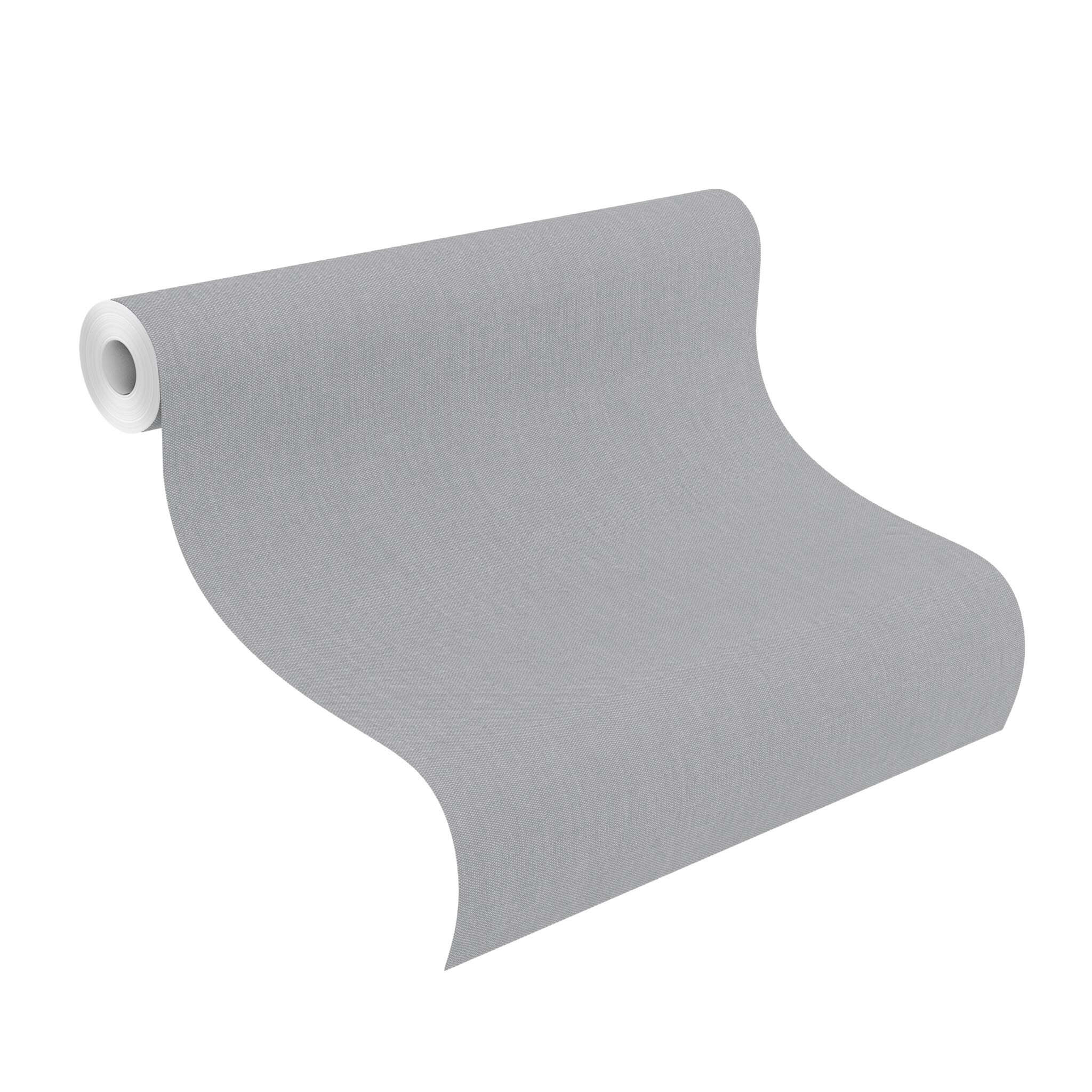 10-633597 Rolle abgerollt 1 Rollenabbildung mit Einfarbige Tapete mit körniger Textilstruktur