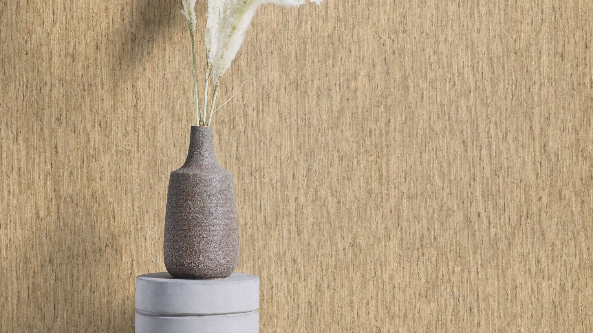 10-571028 Raumsituationen 2 Non-woven wallpaper in beige Back To Nature 571028