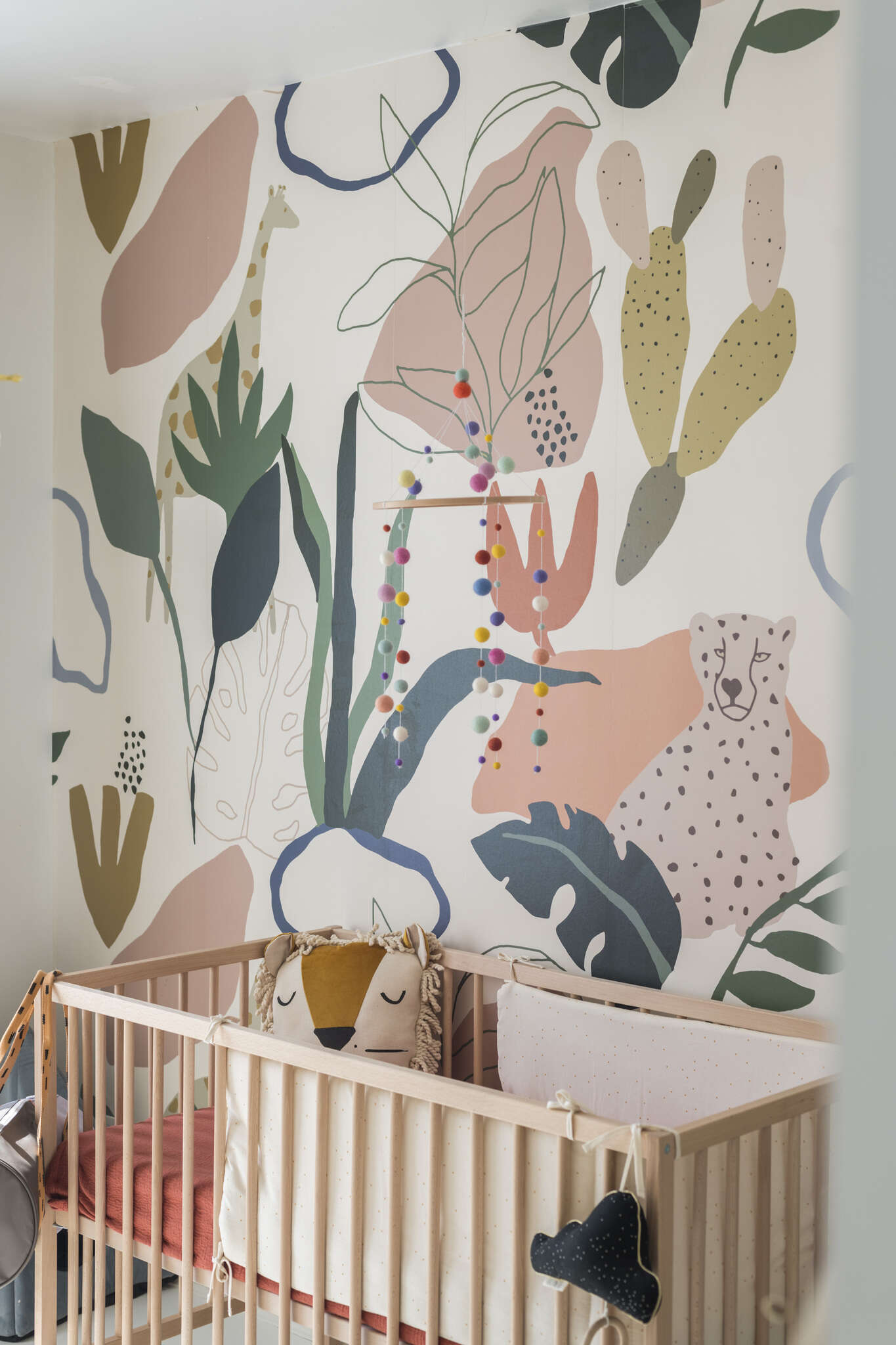 10-300090 Raumsituationen 4 Wall mural Safari in Multi | Roomblush - RB246