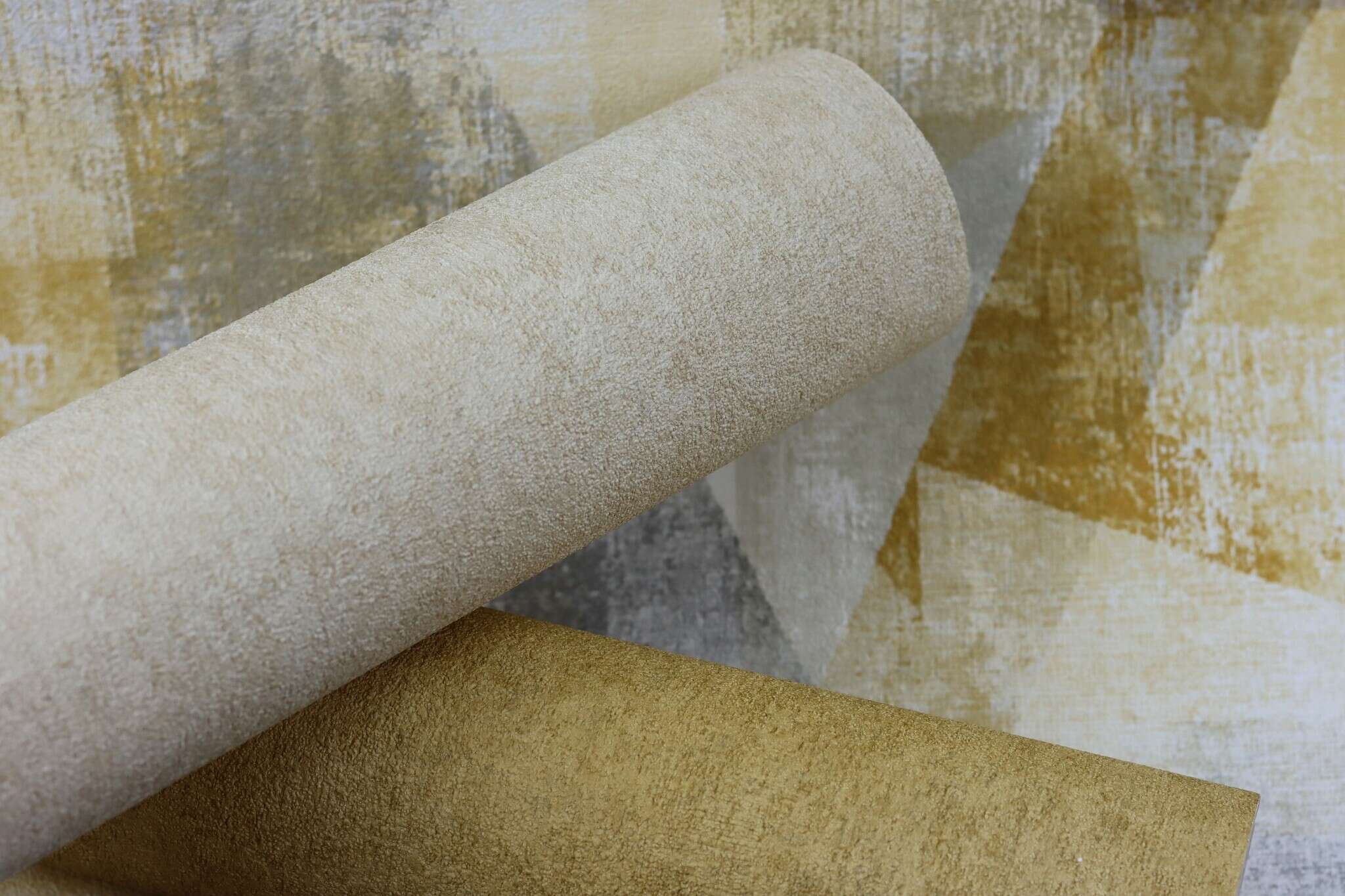 10-617948 Detailaufnahmen 1 Detailed image of Geometric wallpaper with triangles