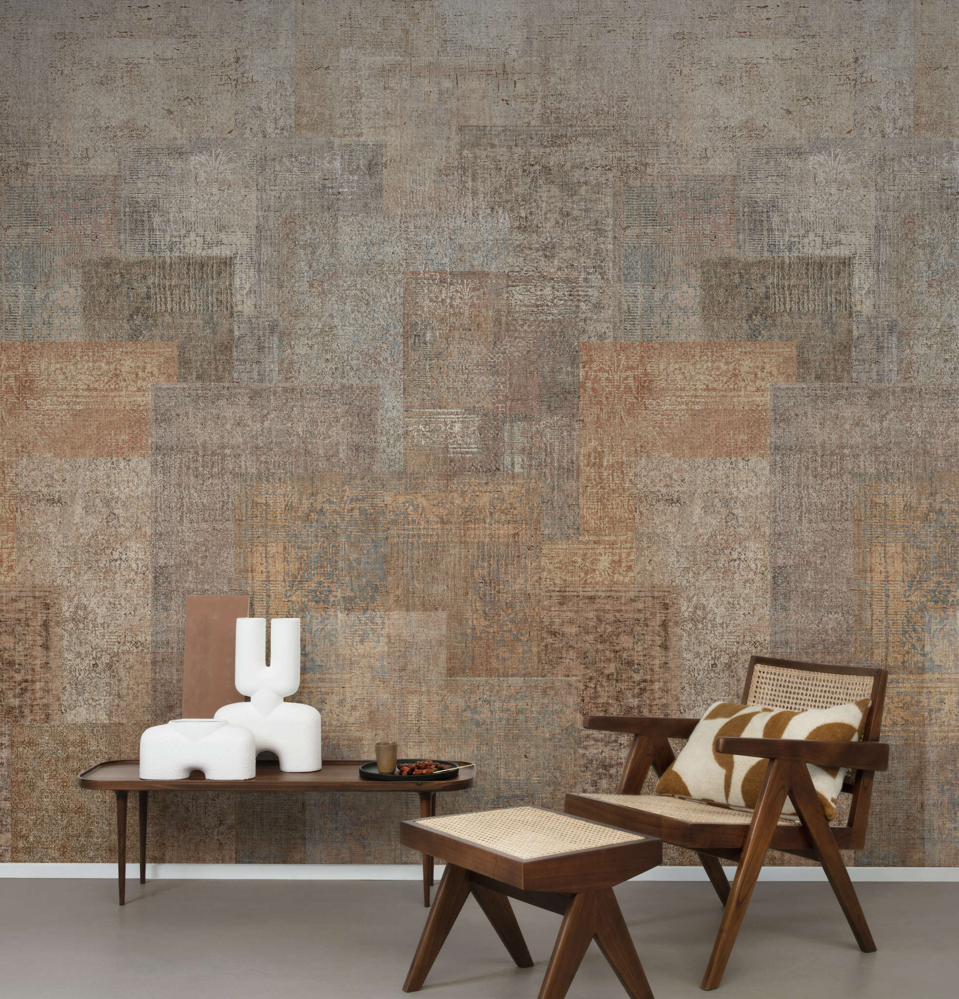 10-300137 Raumsituationen 3 Wall mural Kasba in Brown | Roomblush - RB461