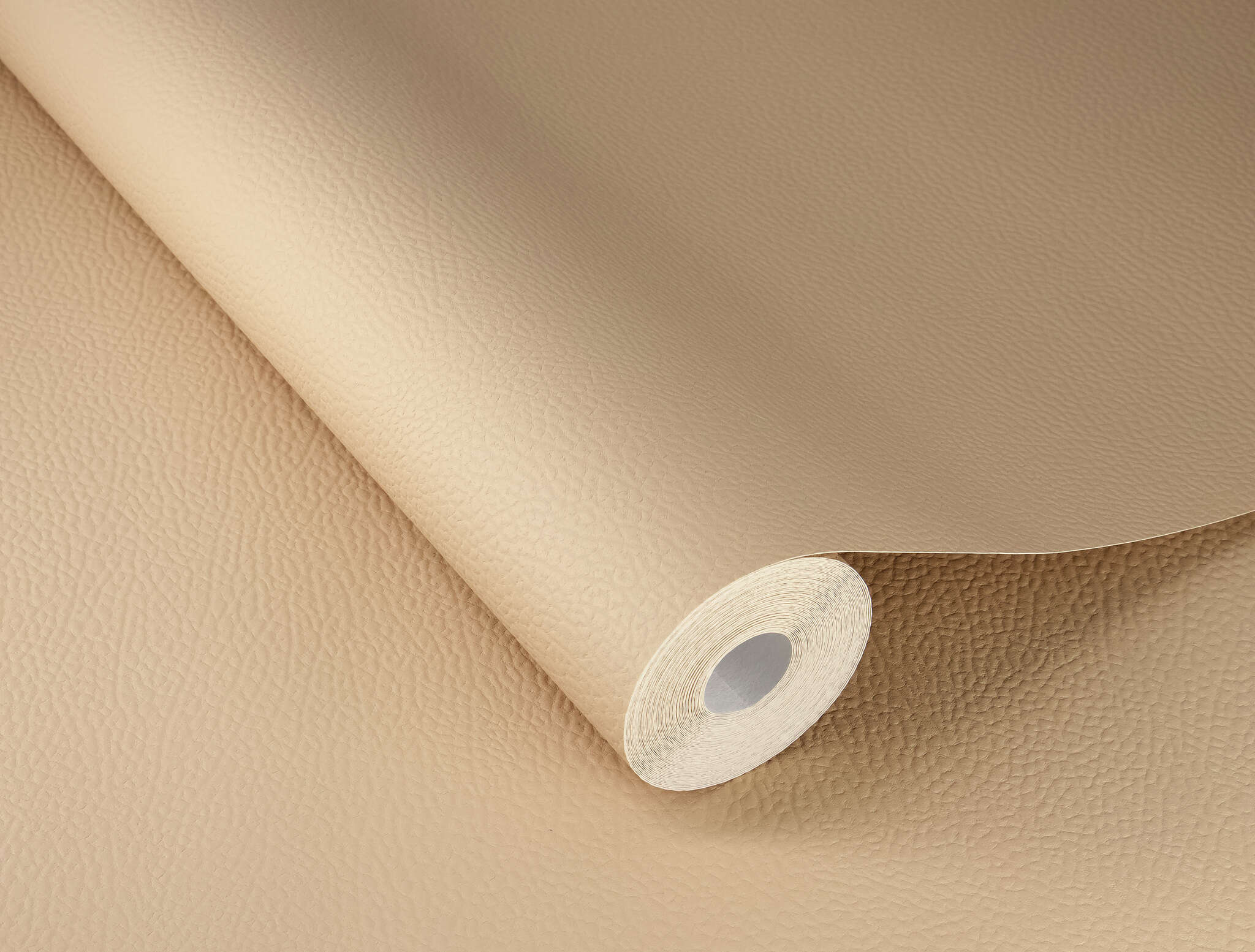 10-752694 Detailaufnahmen 1 Detailed image of Single-colour wallpaper in a leather look