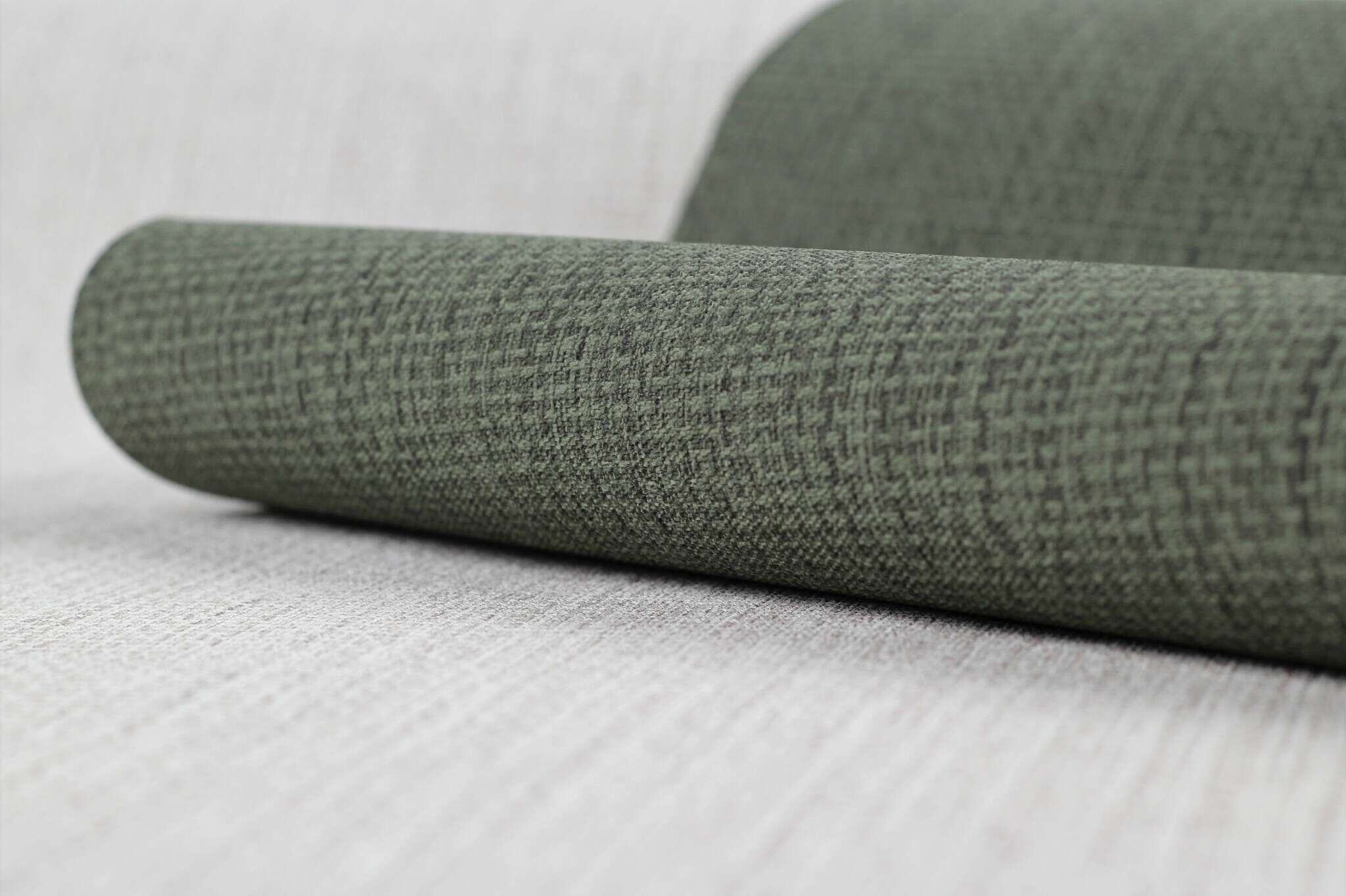 10-407945 Detailaufnahmen 4 Papier peint intissé Grasgewebe in Oliv-Olivgrün dunkel Selection 407945