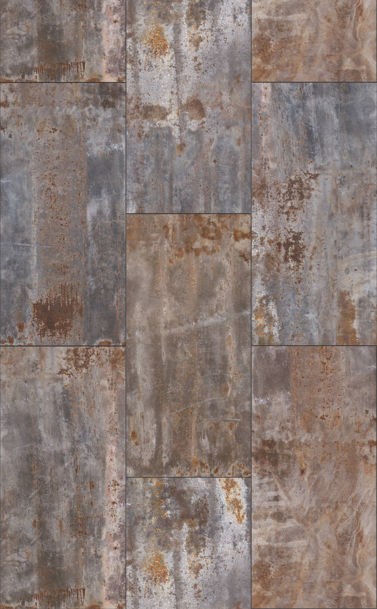 10-940909 Artikelscan 1 Rust non-woven wallpaper in brown Selection Digital 940909