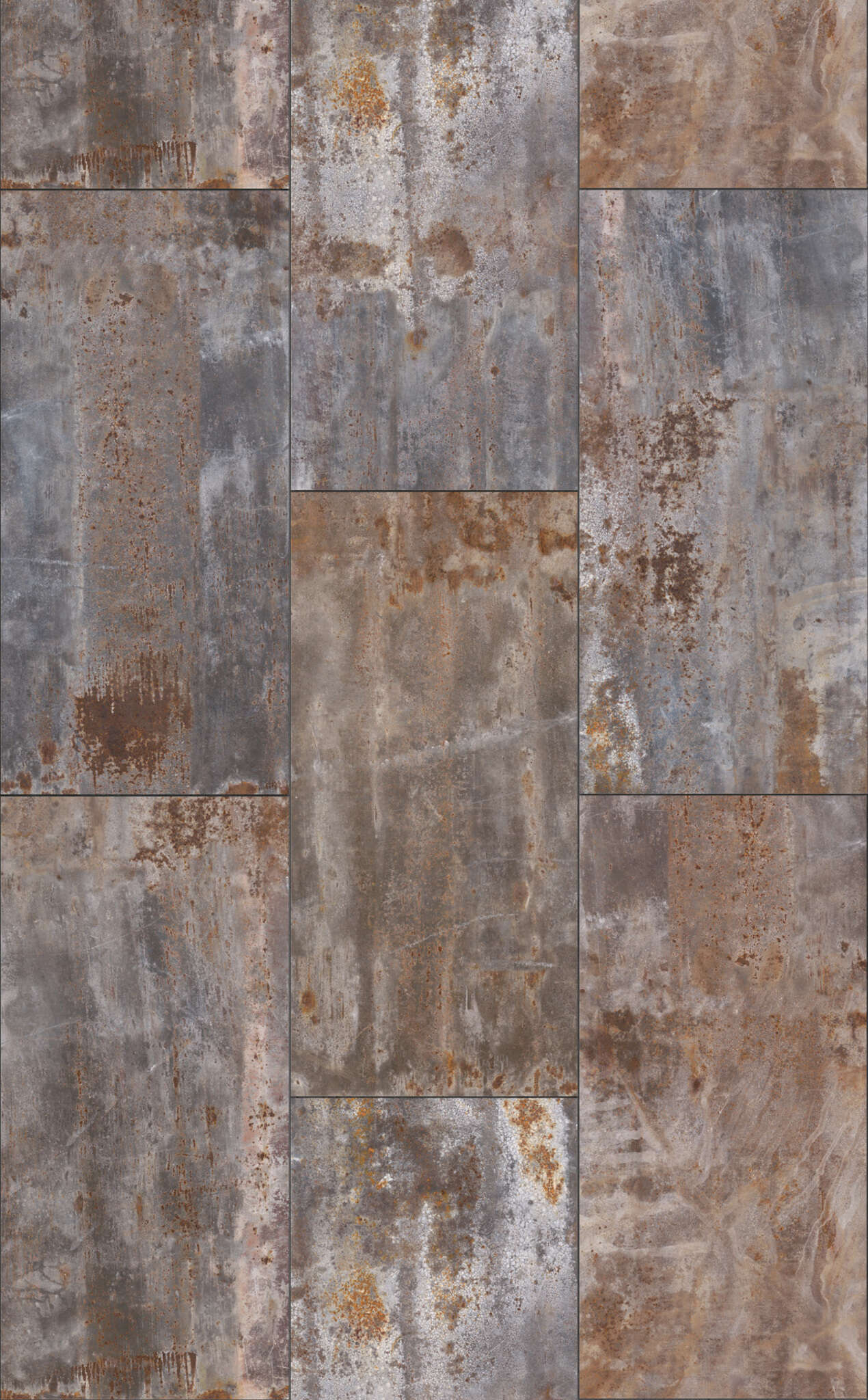 10-940909 Artikelscan 1 Rust non-woven wallpaper in brown Selection Digital 940909