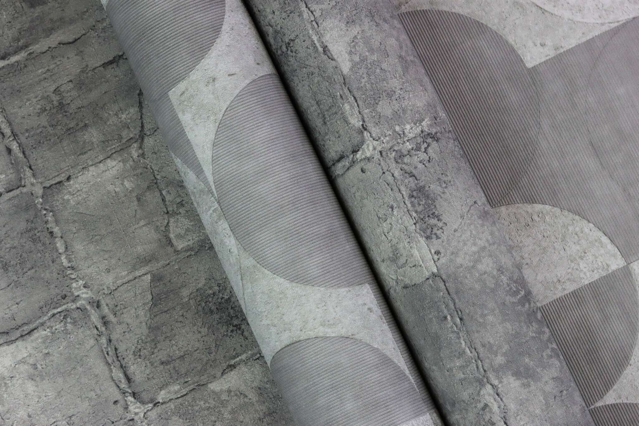10-520156 Detailaufnahmen 10 Detailed image of Wallpaper with stone wall