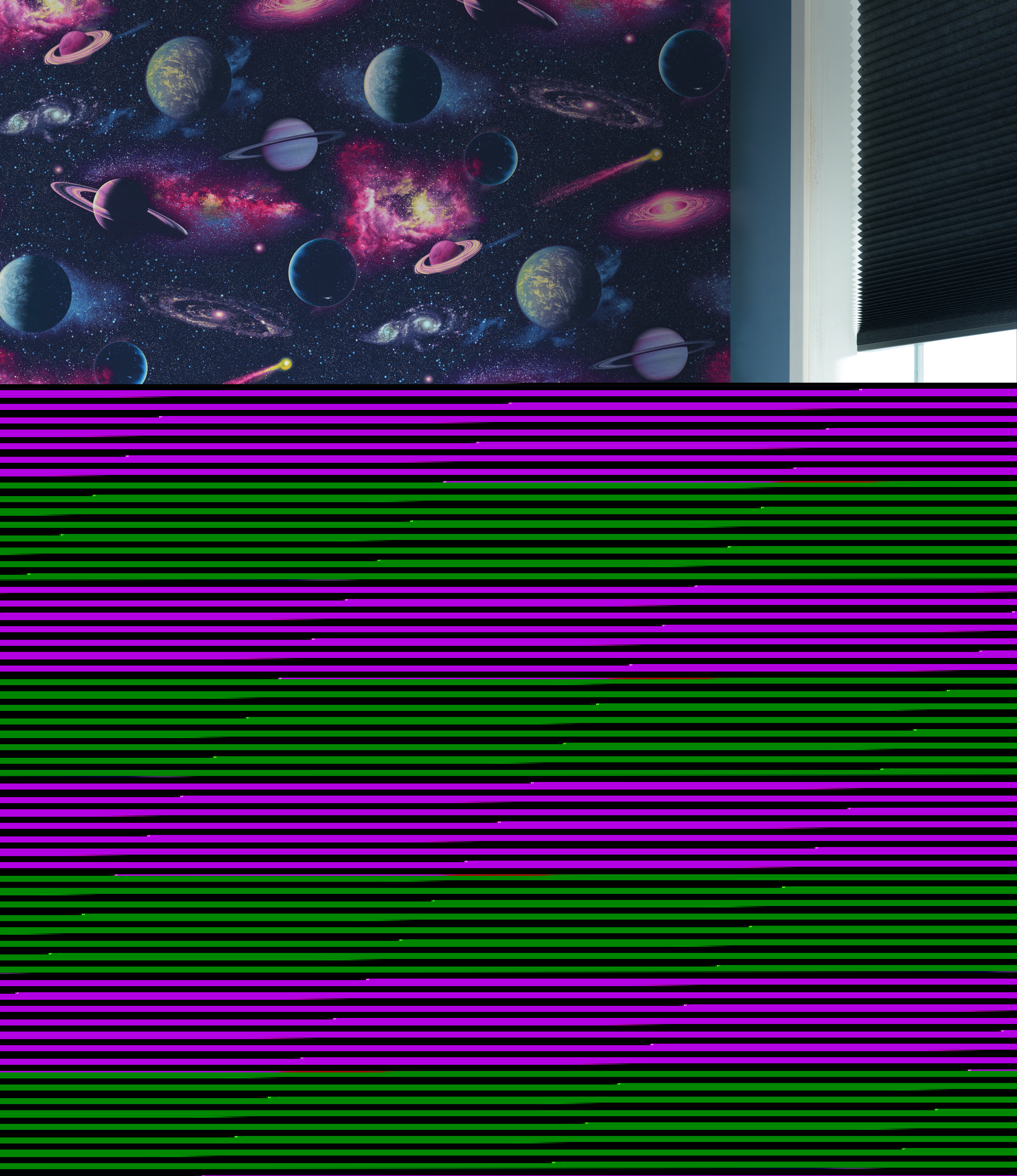 10-815429 Raumbilder 1 Vliestapete mit Planeten in Blau 815429