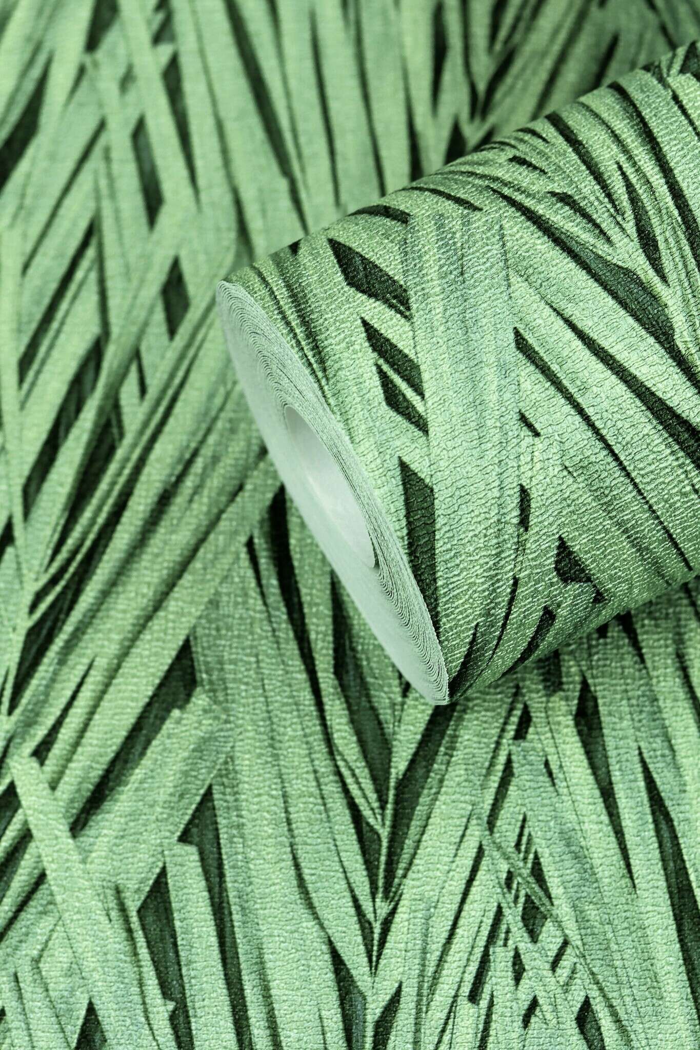 10-554175 Detailaufnahmen 15 Non-woven wallpaper in green-light green Selection 554175