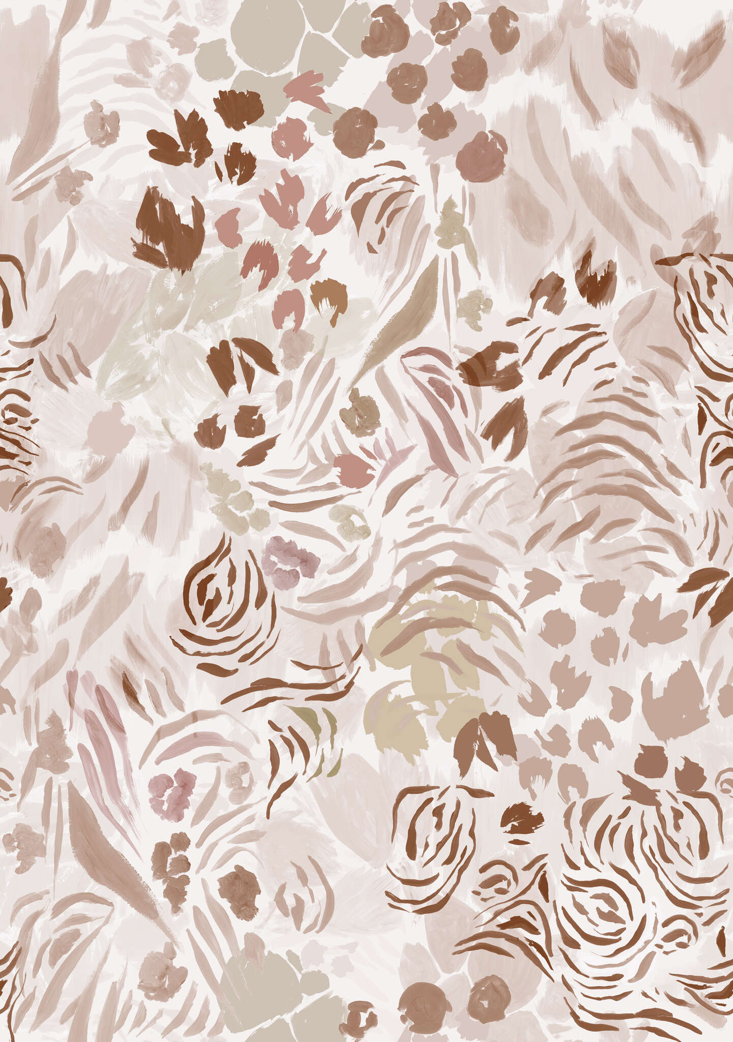 10-300189 Artikelscan 1 Wall mural Animals in Brown | Roomblush - RB337