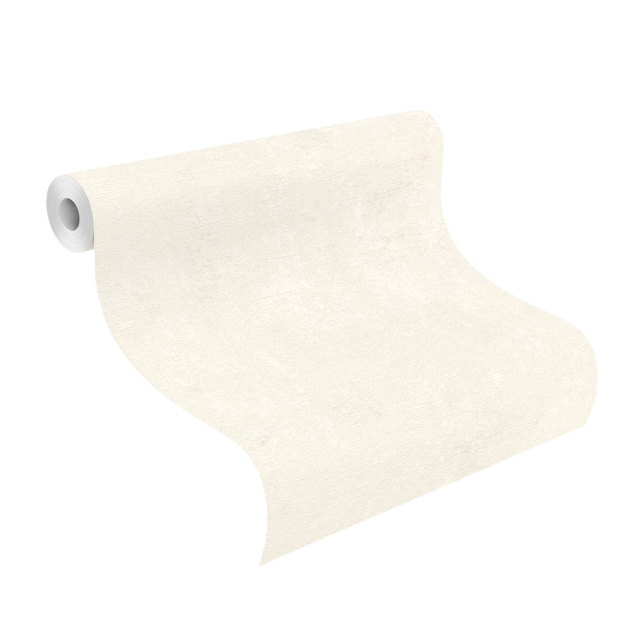 10-350319 Rolle abgerollt 1 Non-woven wallpaper in white-offwhite Selection Relief/non-woven 350319