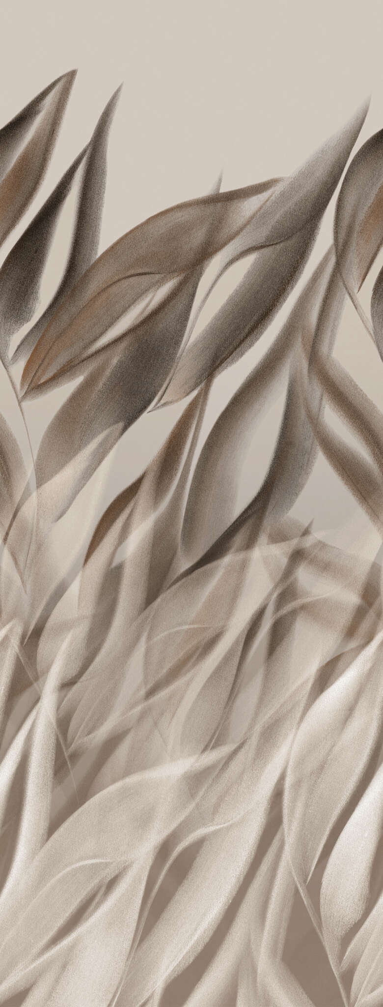 10-367805 Artikelscan 1 Non-woven wallpaper in brown-mint Incanto 367805