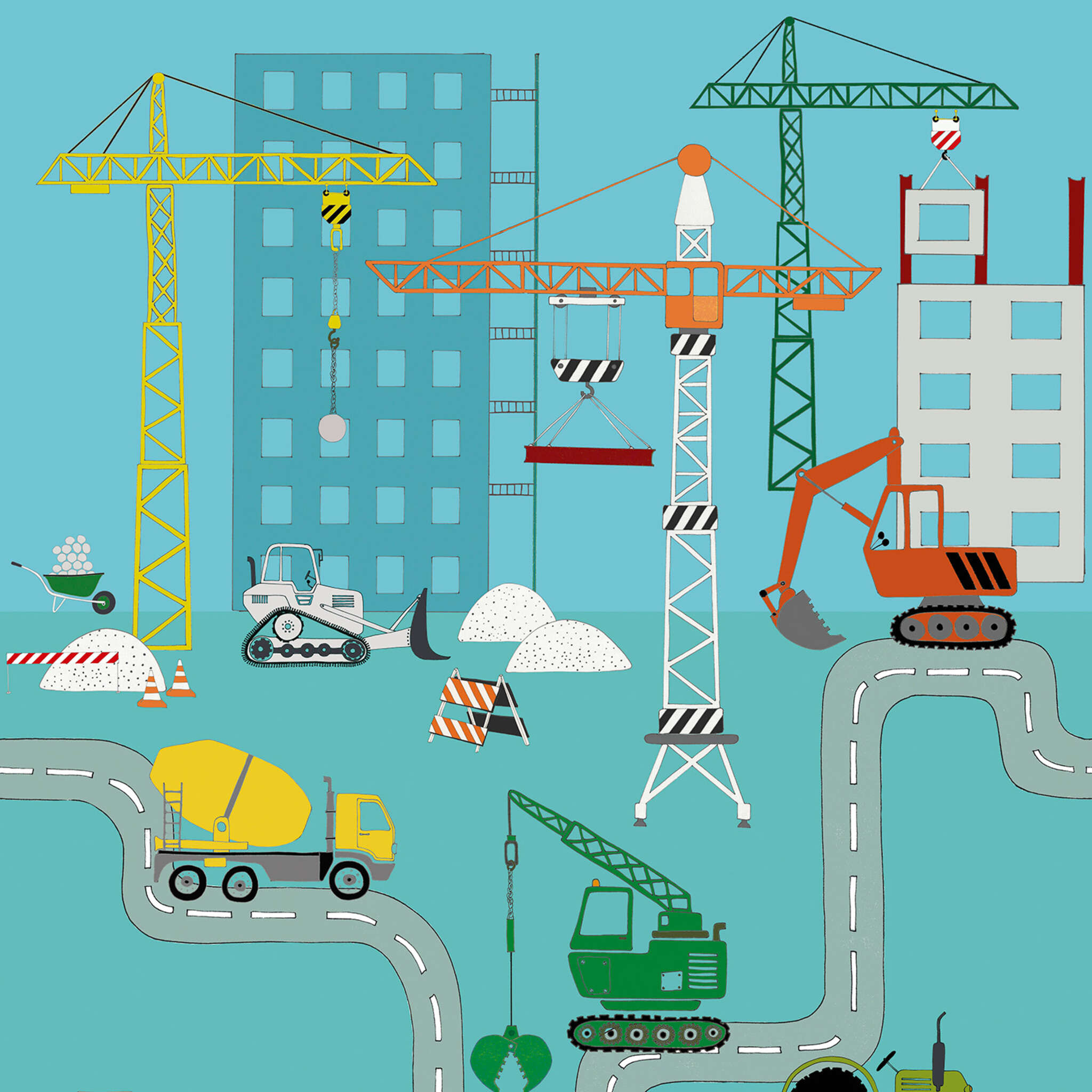 Onszelf Stories Papier peint Chantier 540772