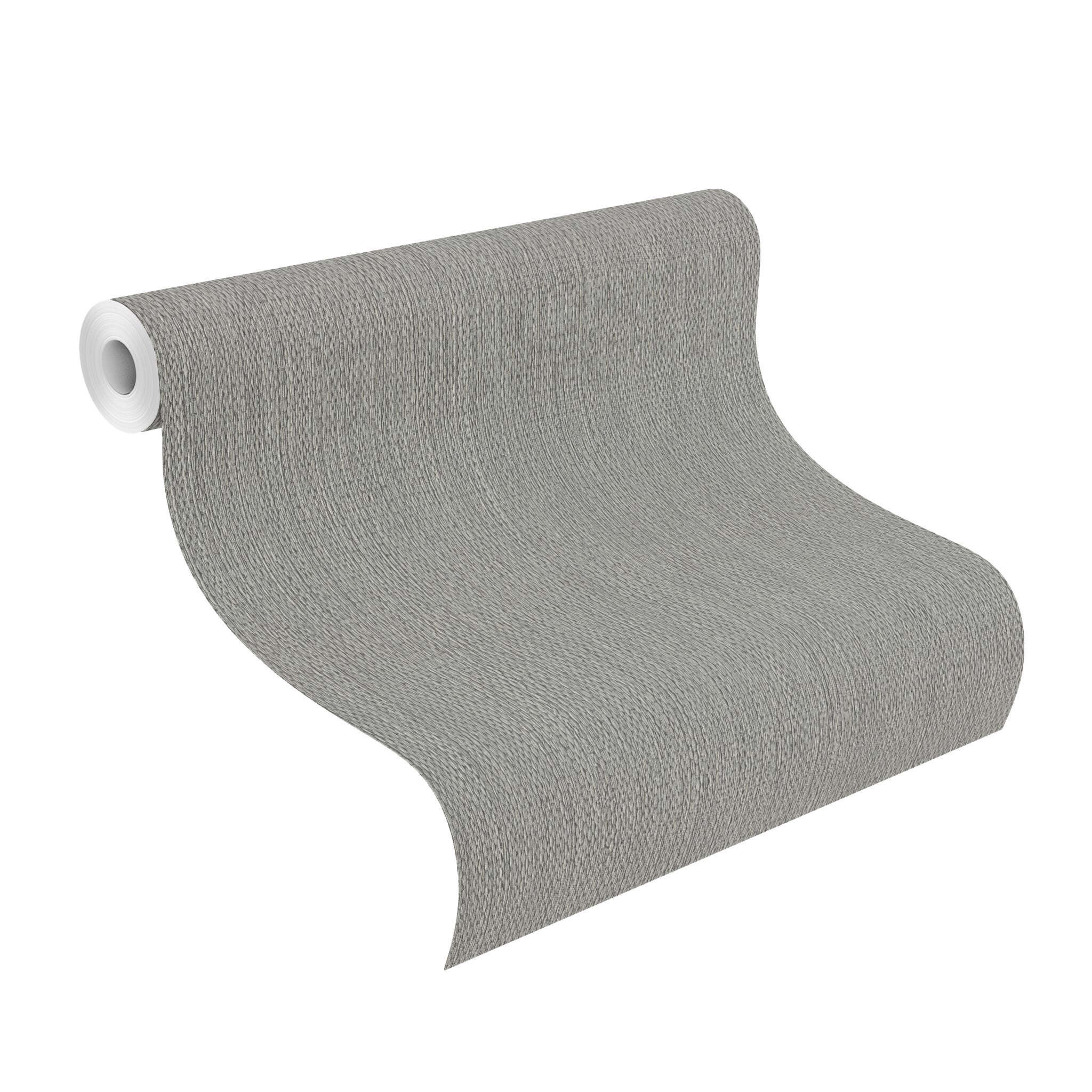 10-435542 Rolle abgerollt 1 Papier peint intissé en gris Noble Zen 435542