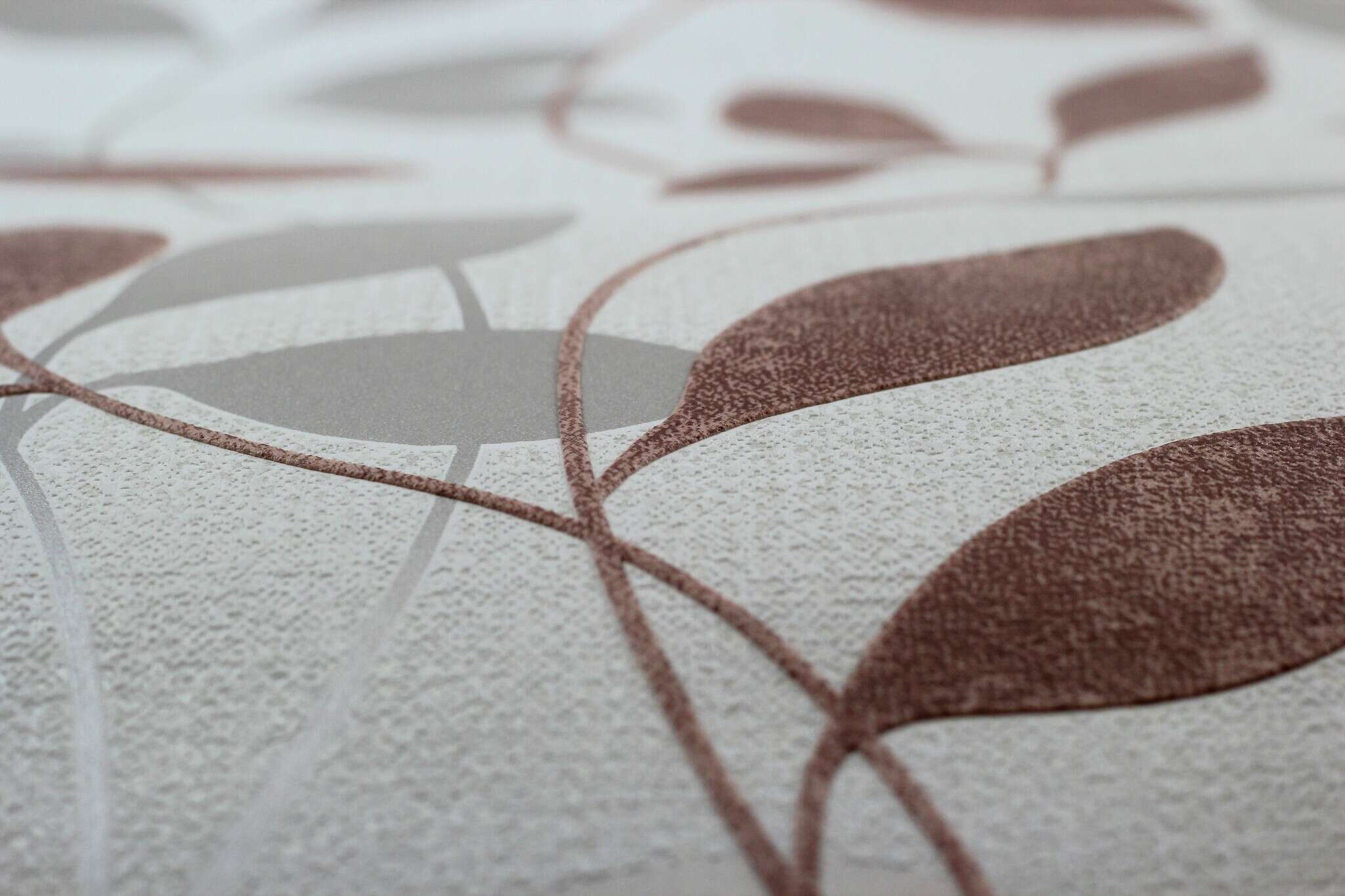10-639858 Detailaufnahmen 1 Detailed image of Textured wallpaper with three-dimensional plants