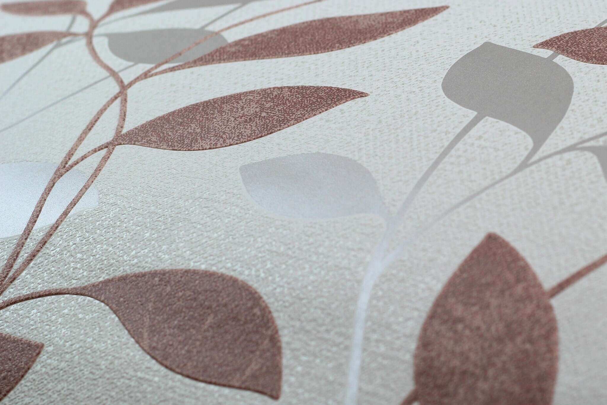 10-639858 Detailaufnahmen 2 Detailed image of Textured wallpaper with three-dimensional plants