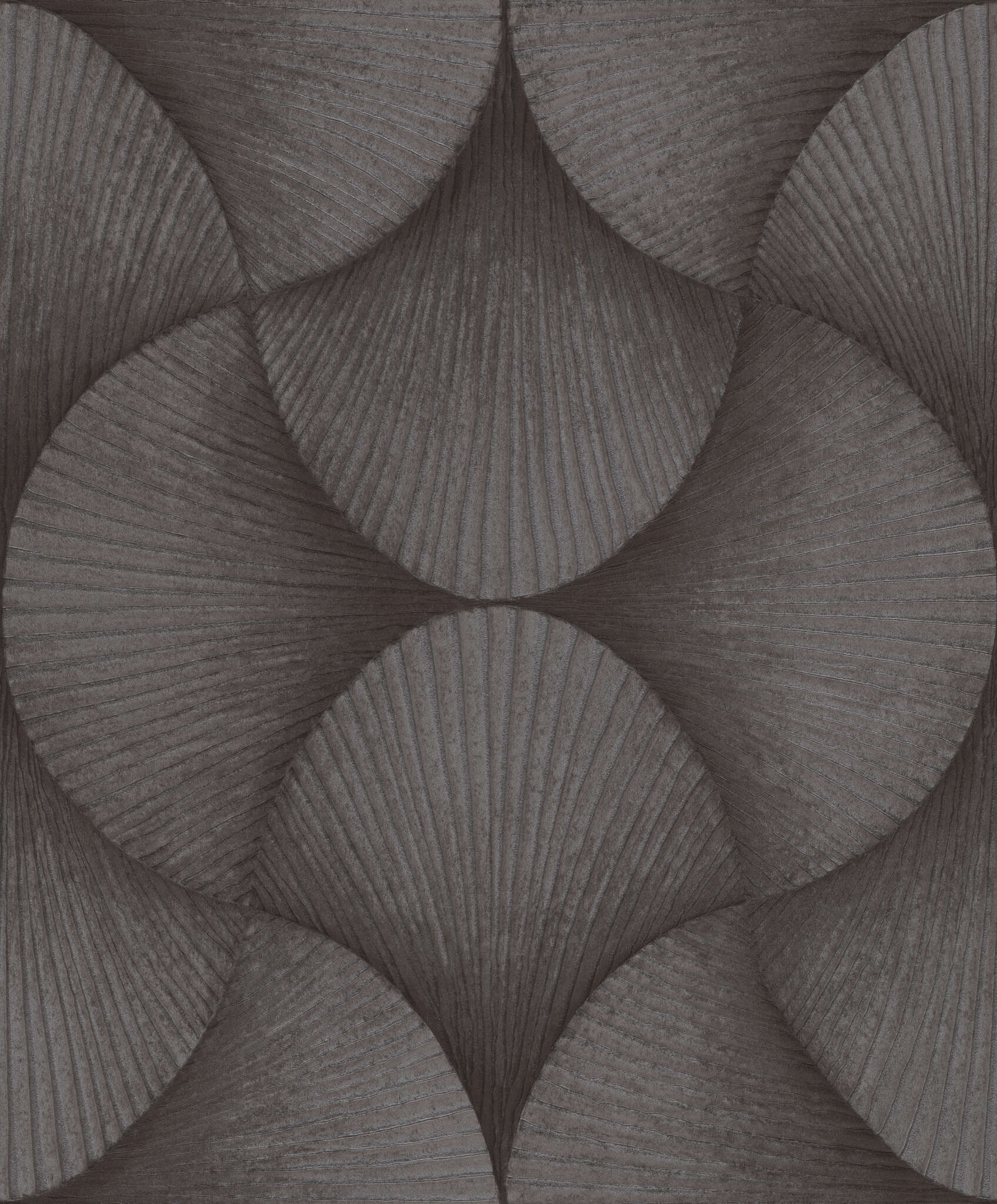 10-608250 Artikelscan 1 Grafische Tapete mit Muscheln und Rillenstruktur